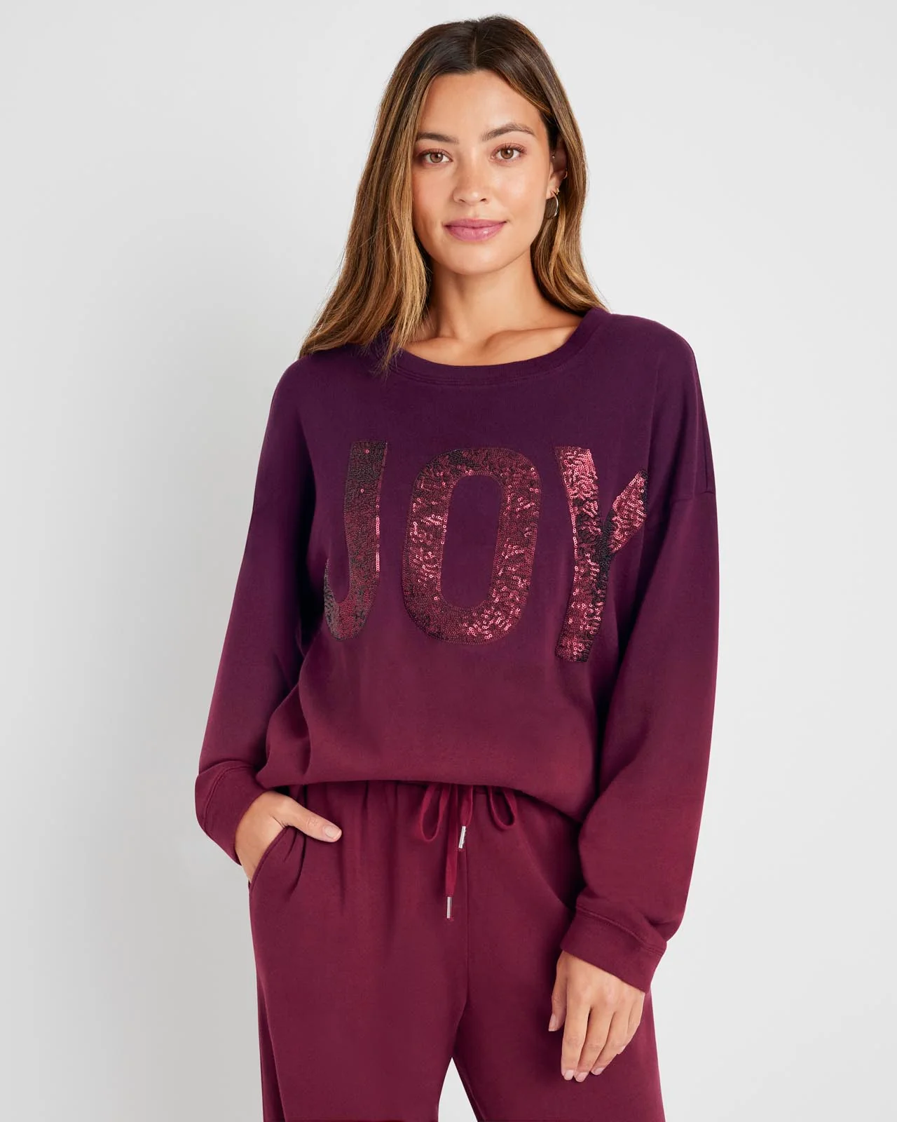 Sequin Fleece Sweatshirt - Image 8