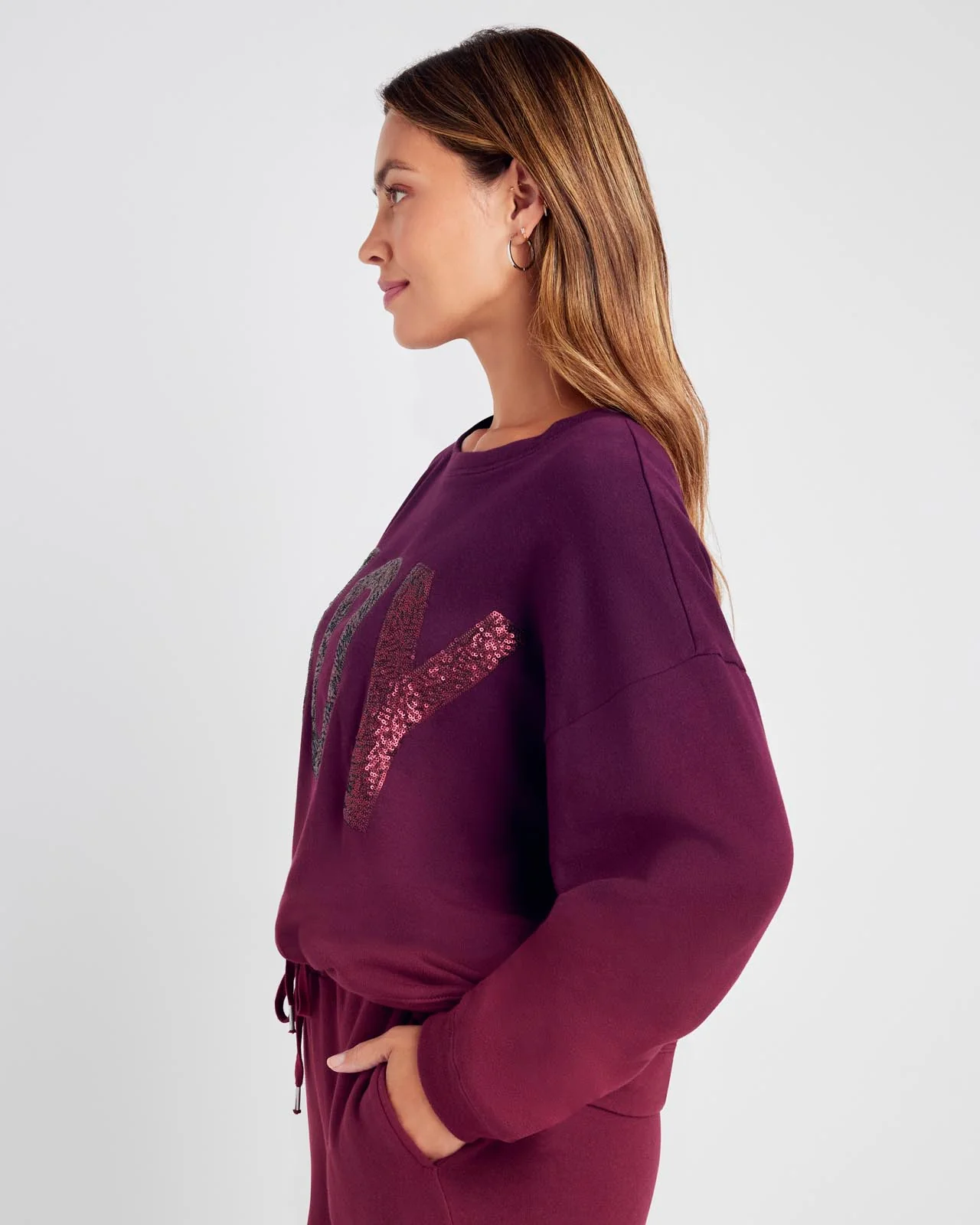 Sequin Fleece Sweatshirt - Image 9
