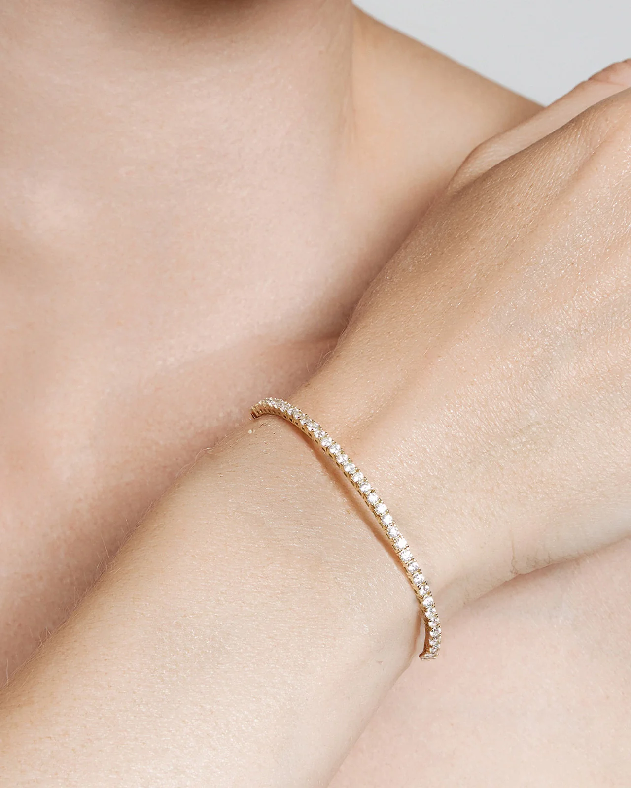 Shashi Bianca Bangle Bracelet Cuff - Image 3
