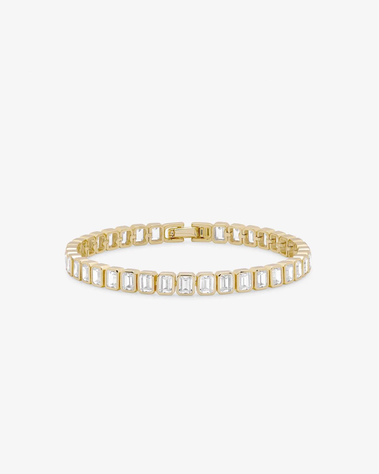 Shashi Emerald Cut Tennis Bracelet