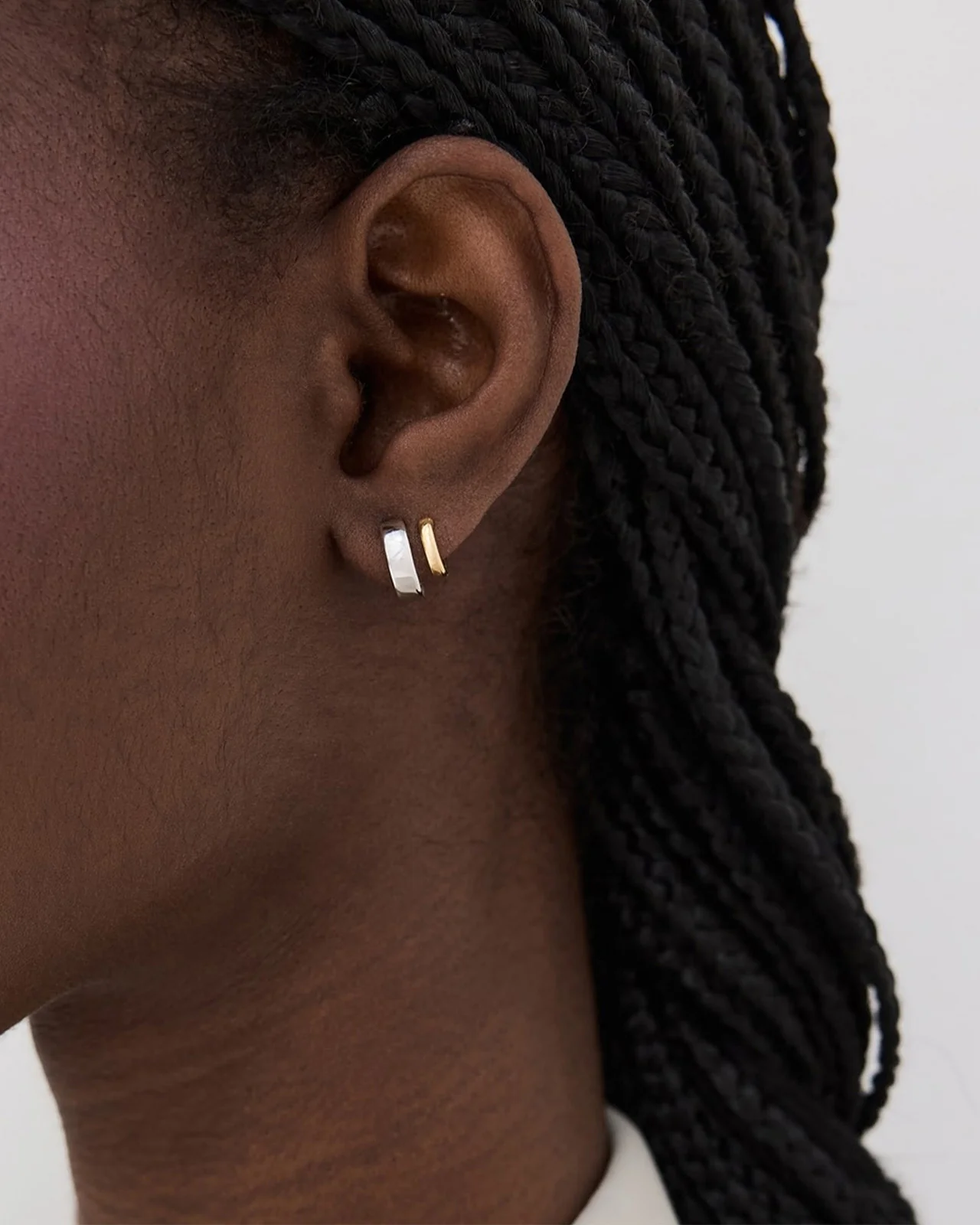 Shashi Katerina Double Two Toned Earring - Image 2