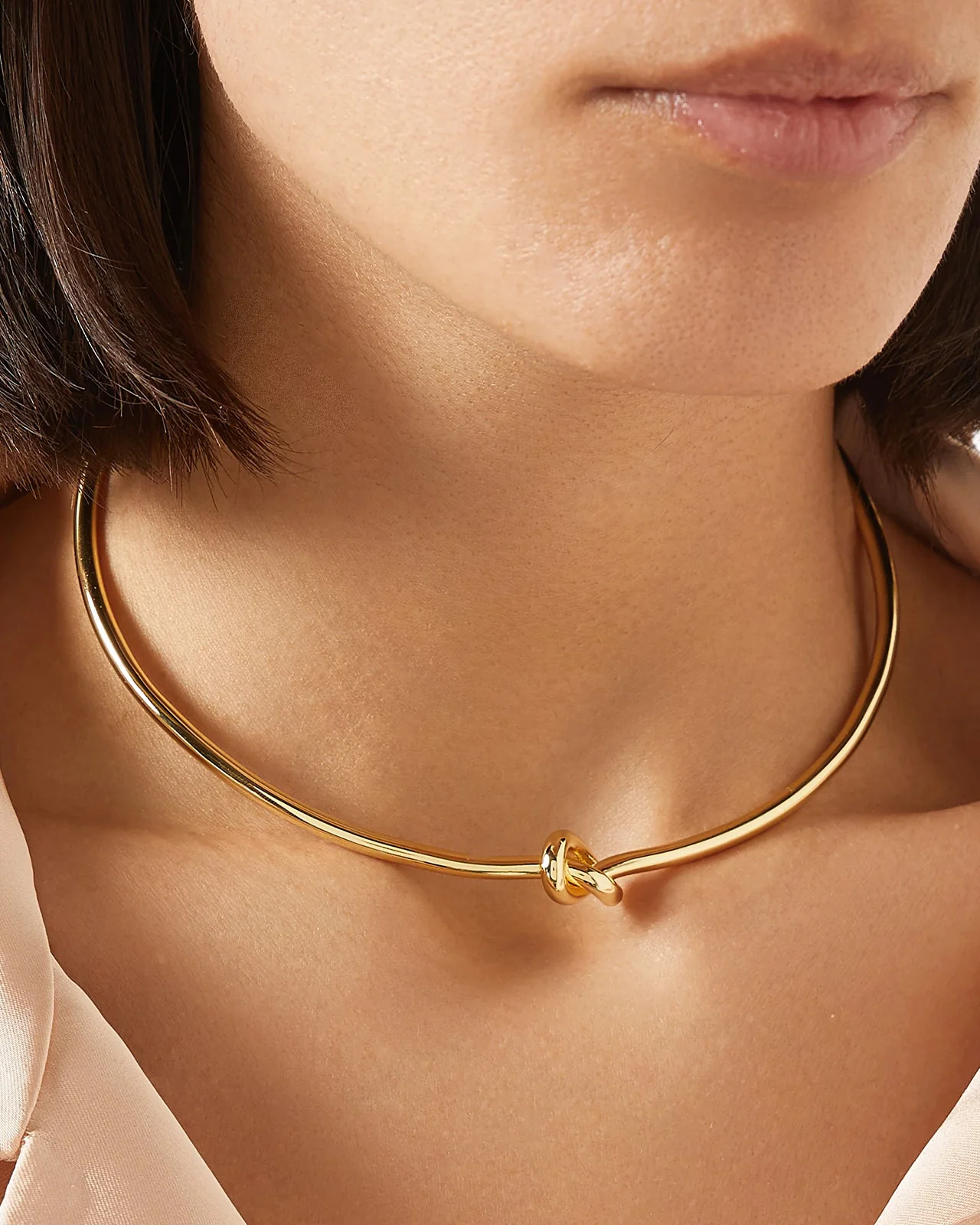 Shashi Knot Necklace Cuff - Image 2