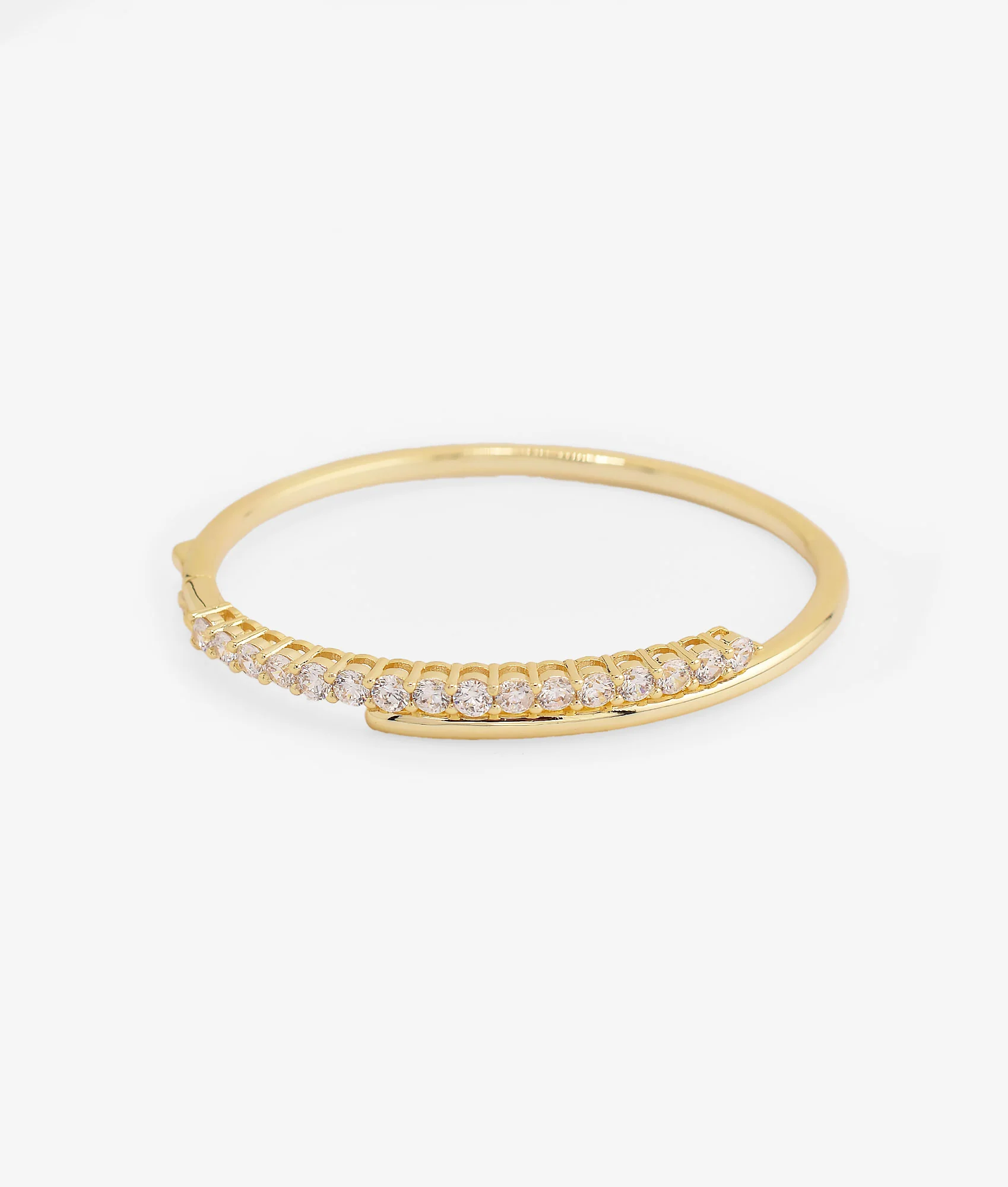 SHASHI Pave Adjustable Bracelet Cuff