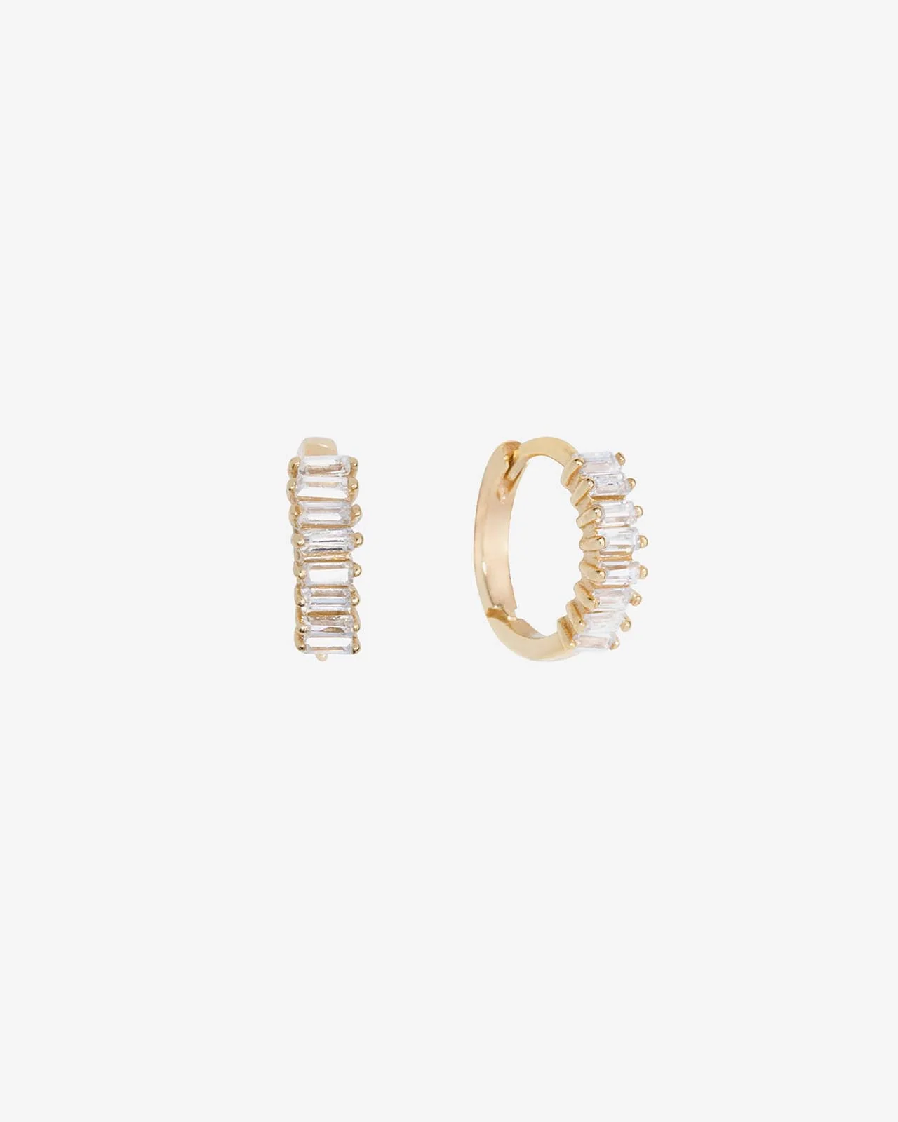 Shashi Teagan Huggie Earrings