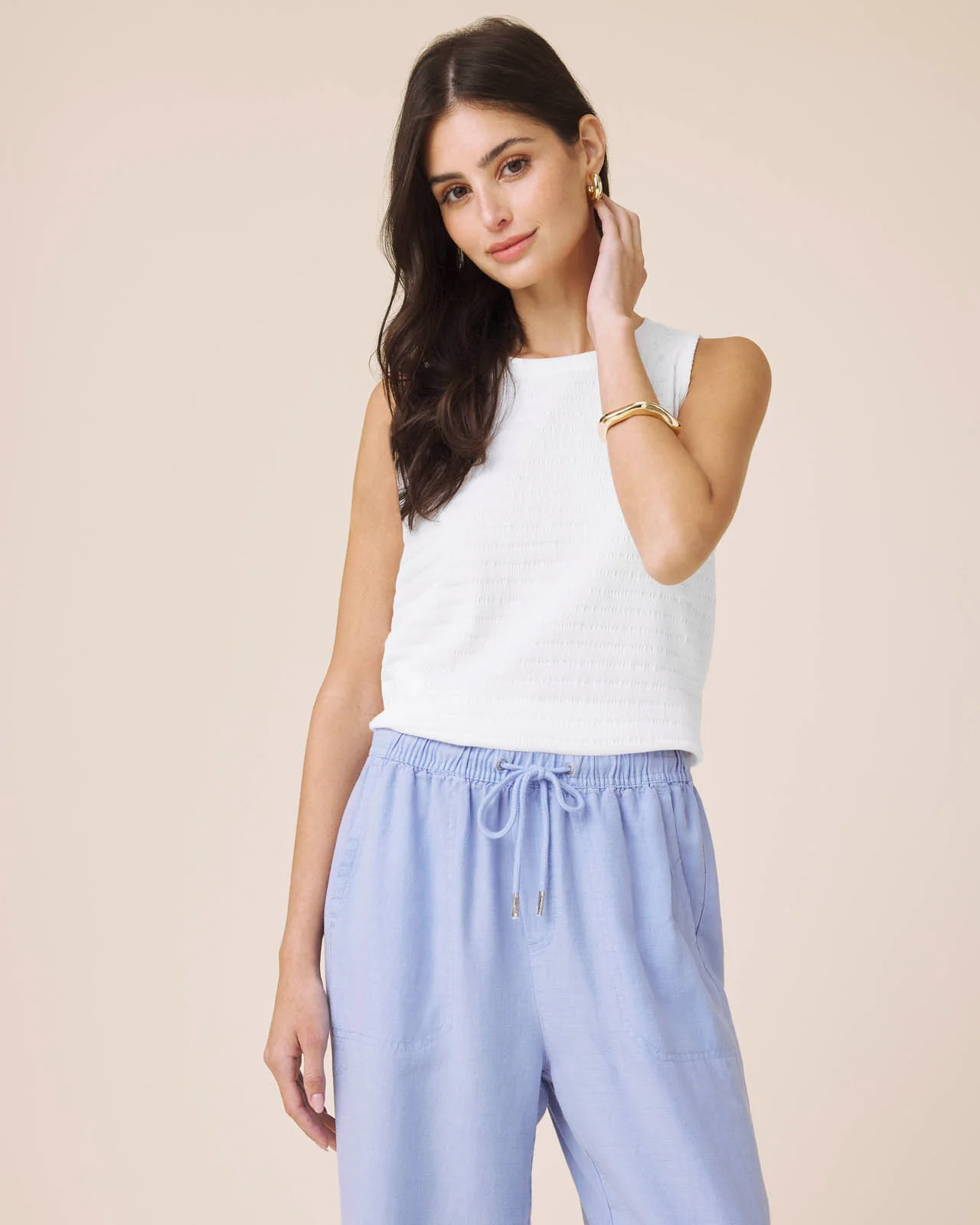 Shelly Smocked Tank - Image 4