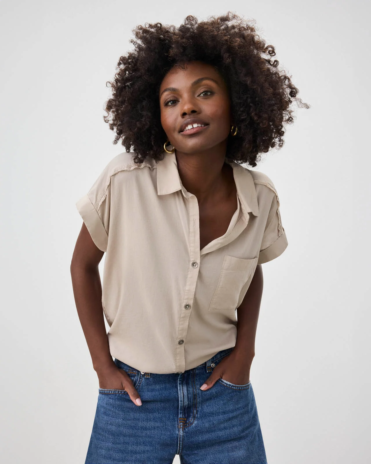 Short Sleeve Paige Shirt - Image 43