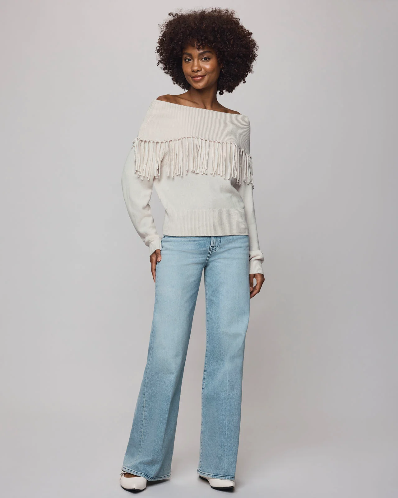 Simone Fringe Sweater - Image 2