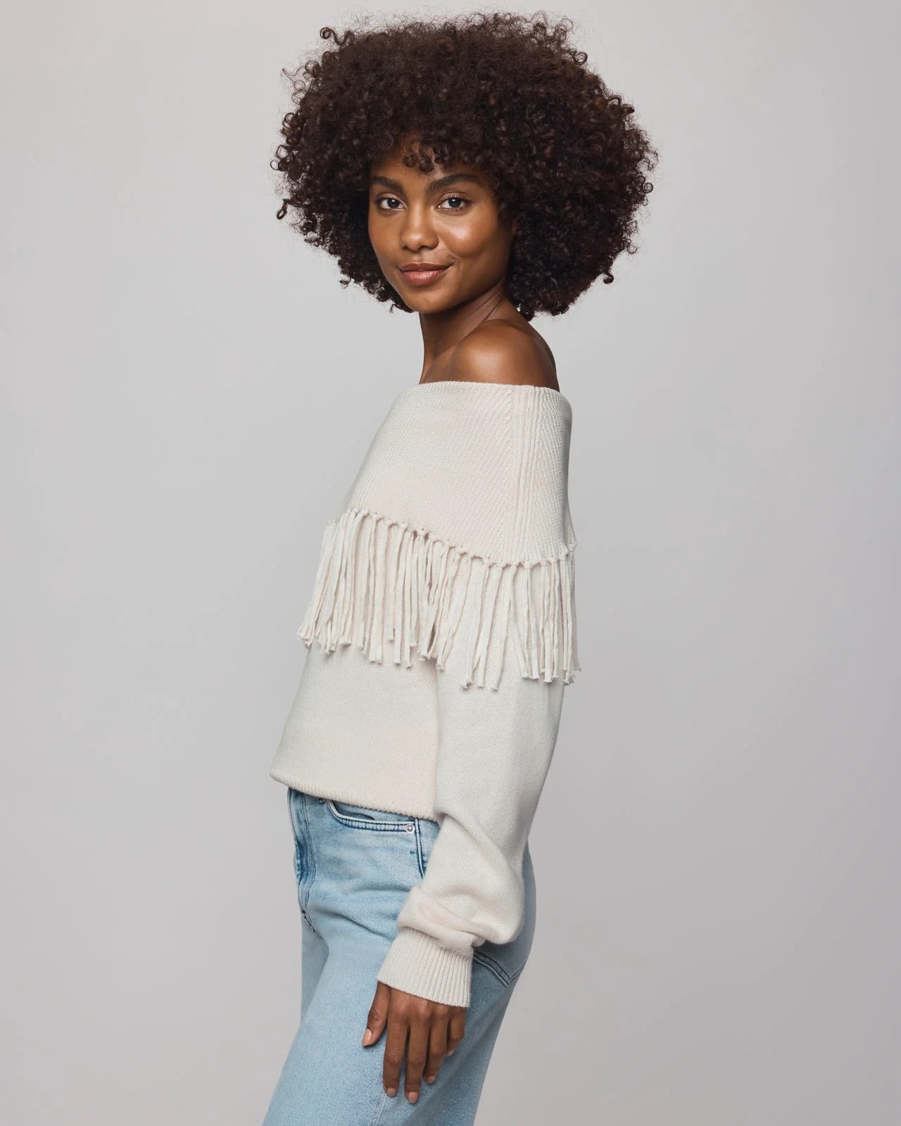 Simone Fringe Sweater - Image 4