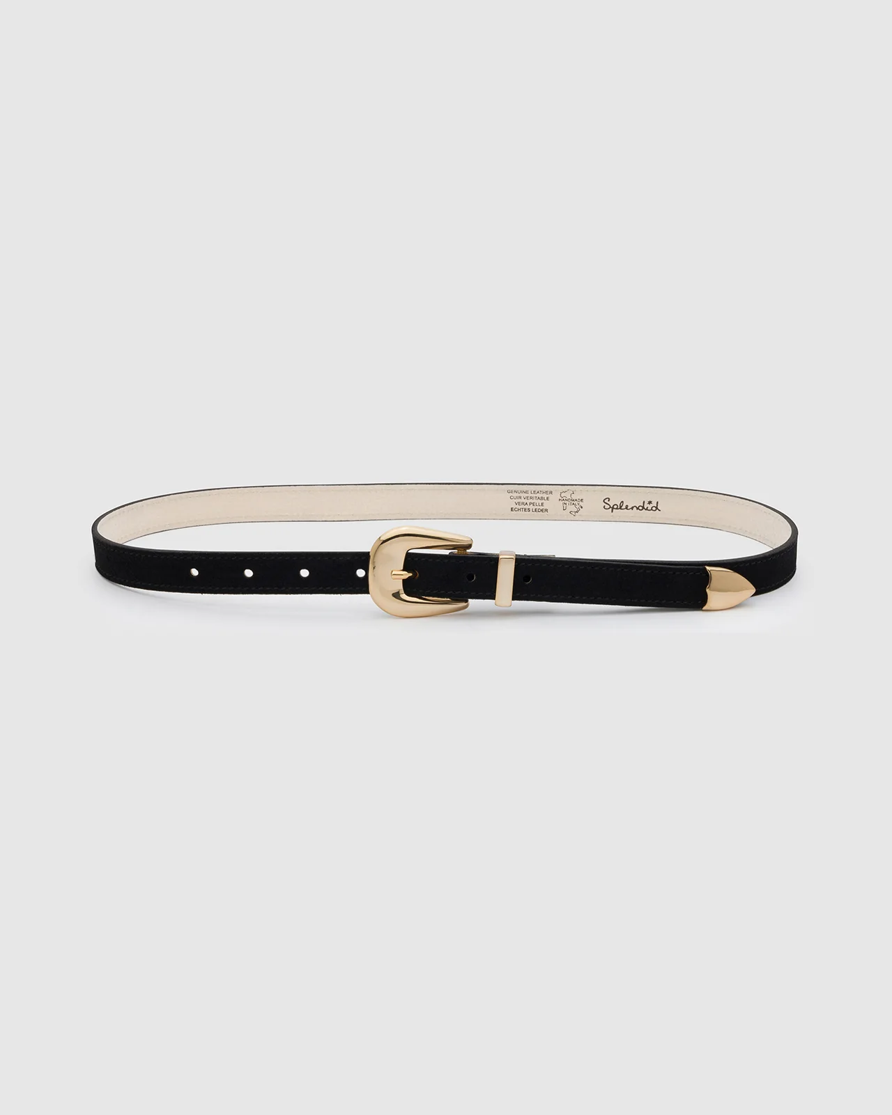 Skinny Suede Belt - Image 2