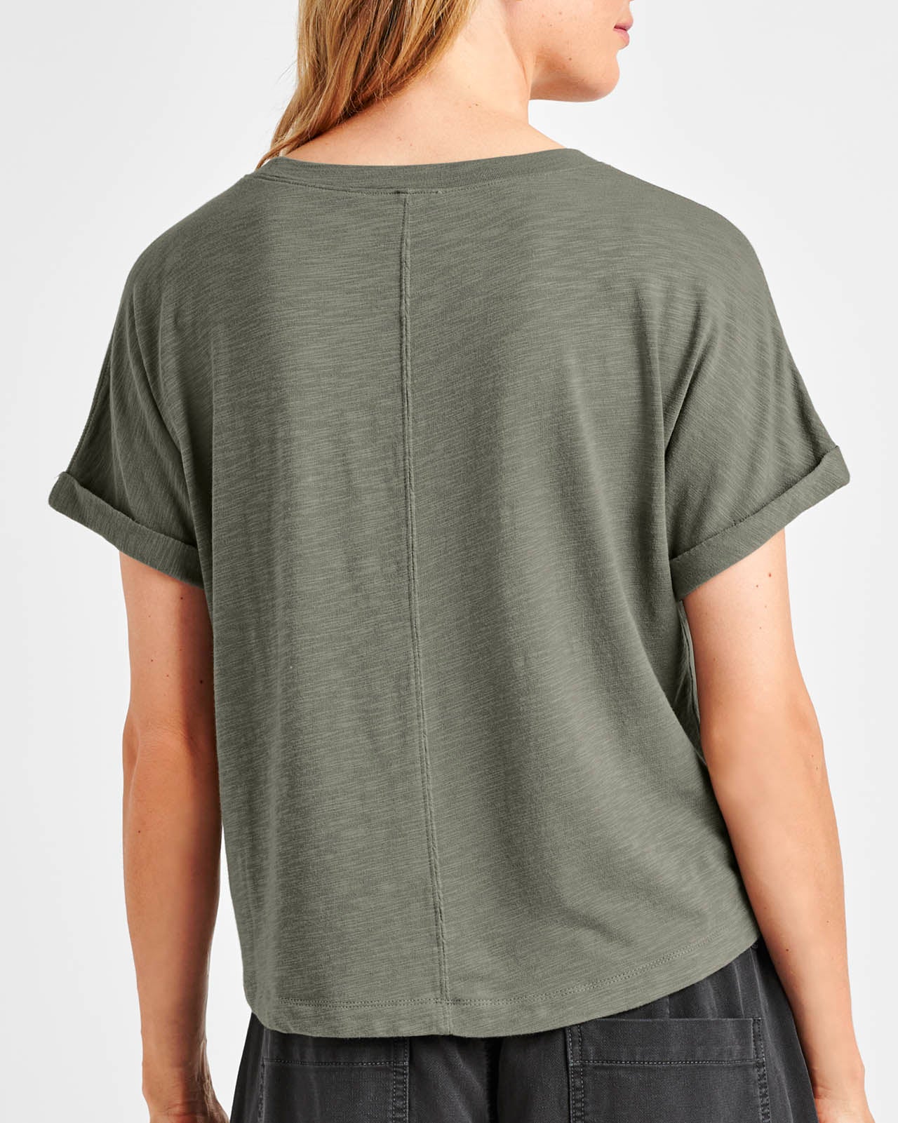 Skye Short Sleeve Slub Tee - Image 12