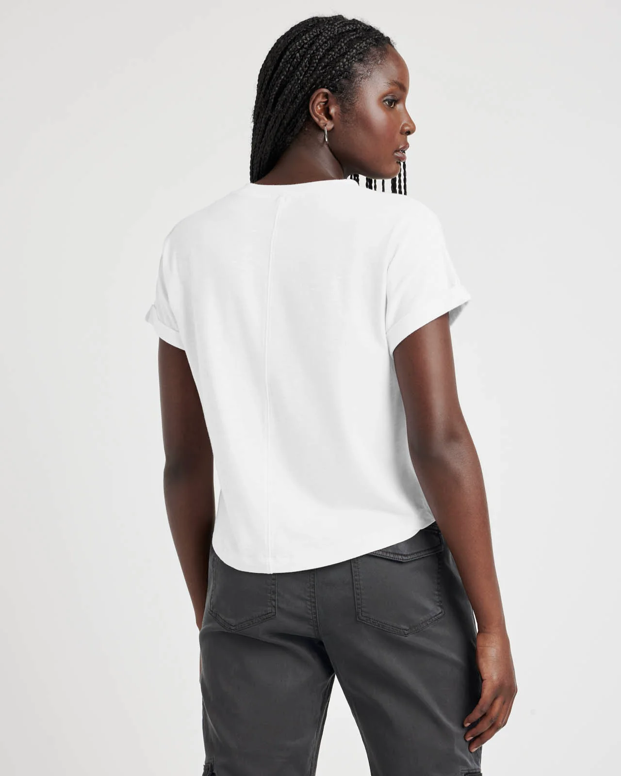 Skye Short Sleeve Slub Tee - Image 3