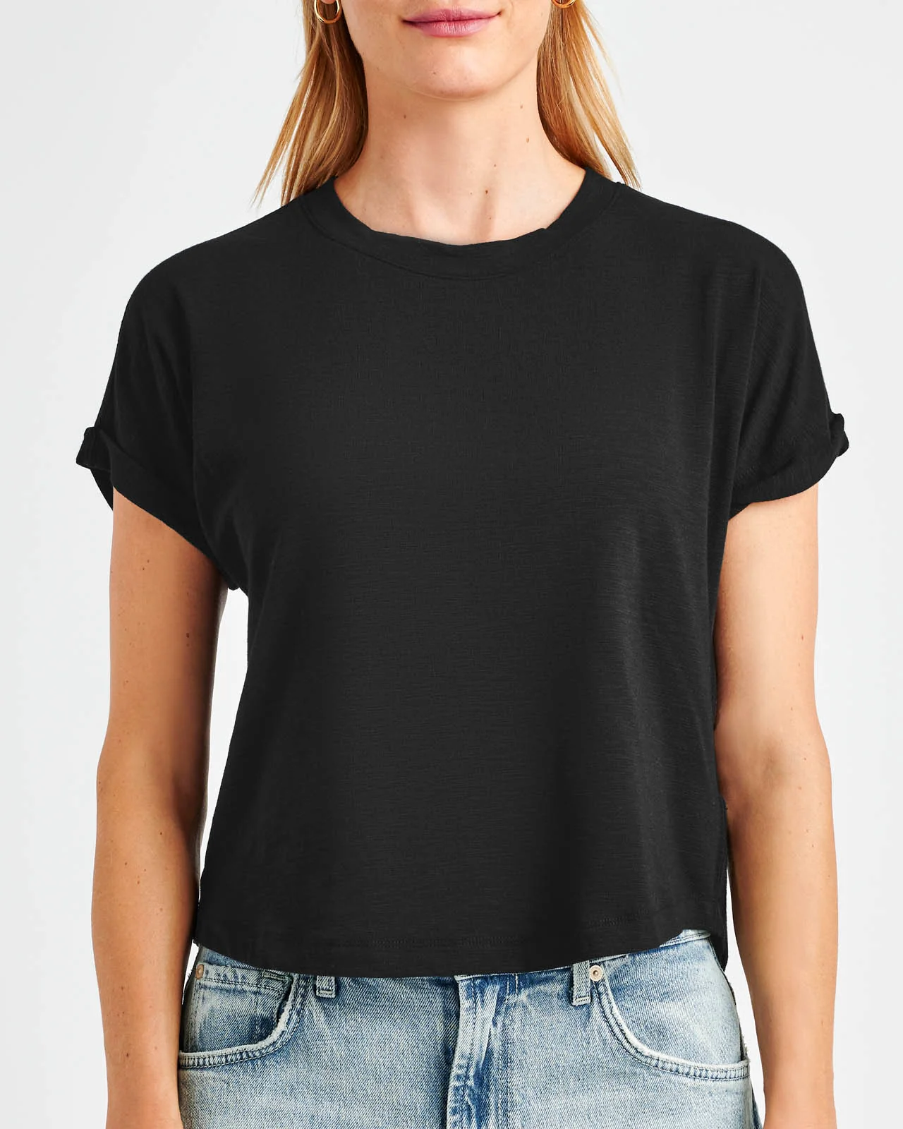Skye Short Sleeve Slub Tee - Image 4