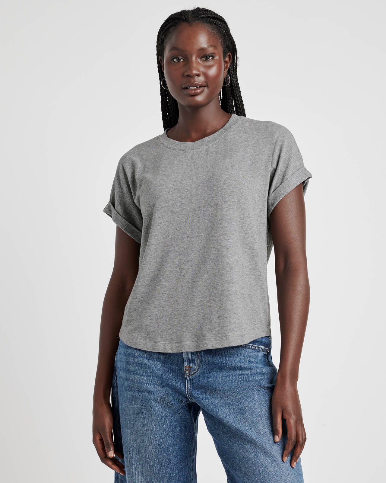 Skye Short Sleeve Slub Tee - Image 6
