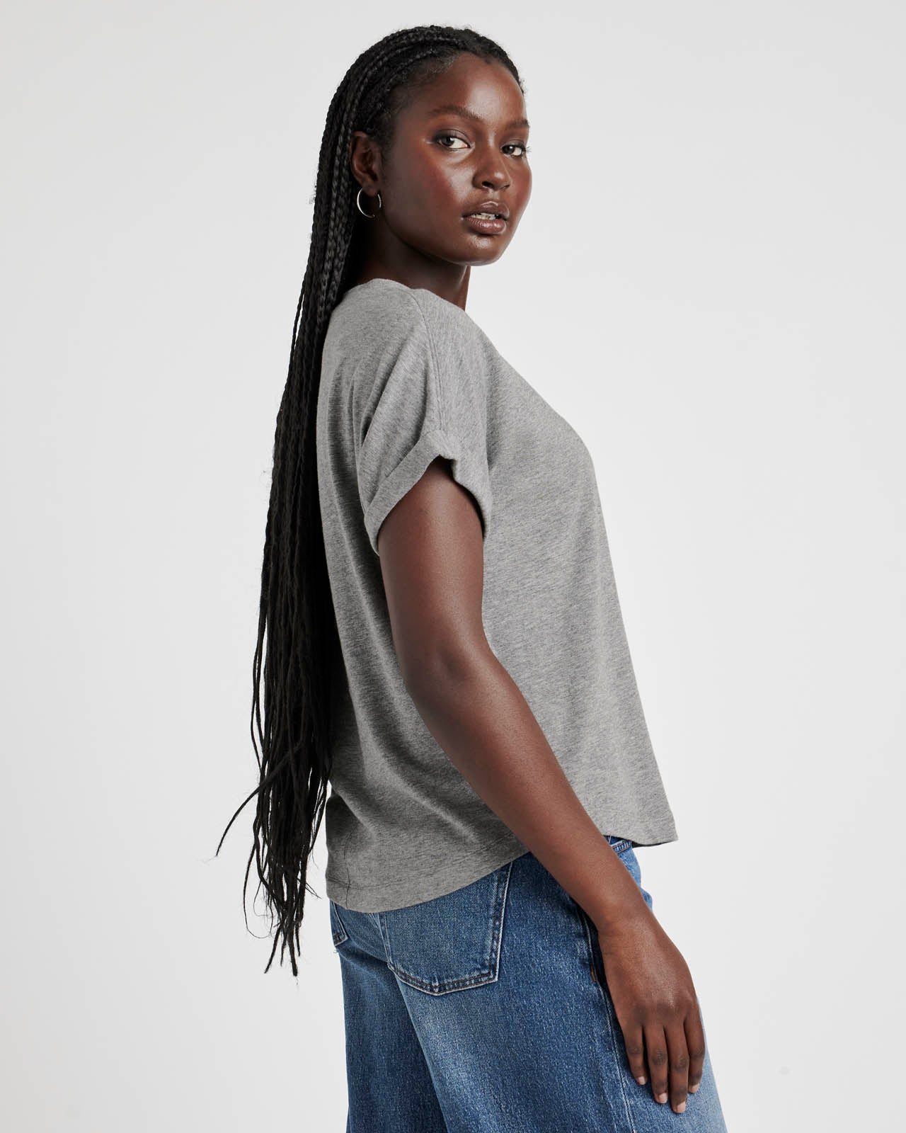 Skye Short Sleeve Slub Tee - Image 8