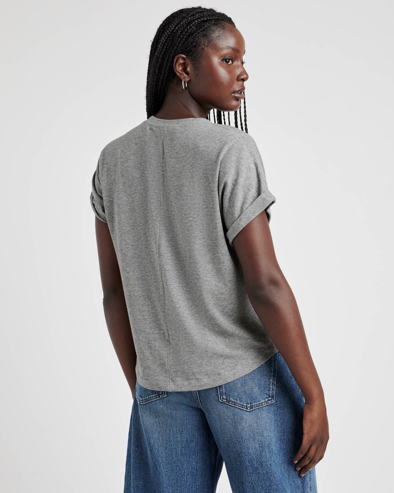 Skye Short Sleeve Slub Tee - Image 9