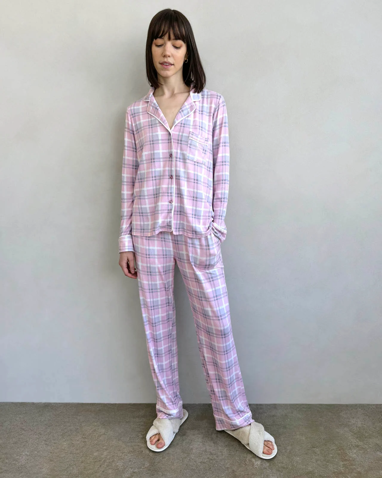 Snow Day Plaid Pillowsoft Sleep Set - Image 3