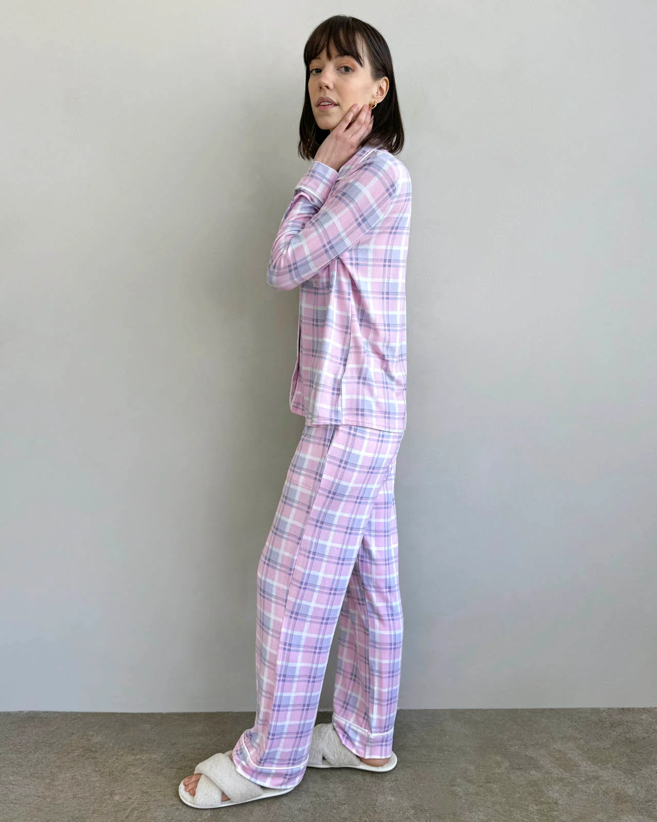 Snow Day Plaid Pillowsoft Sleep Set - Image 4