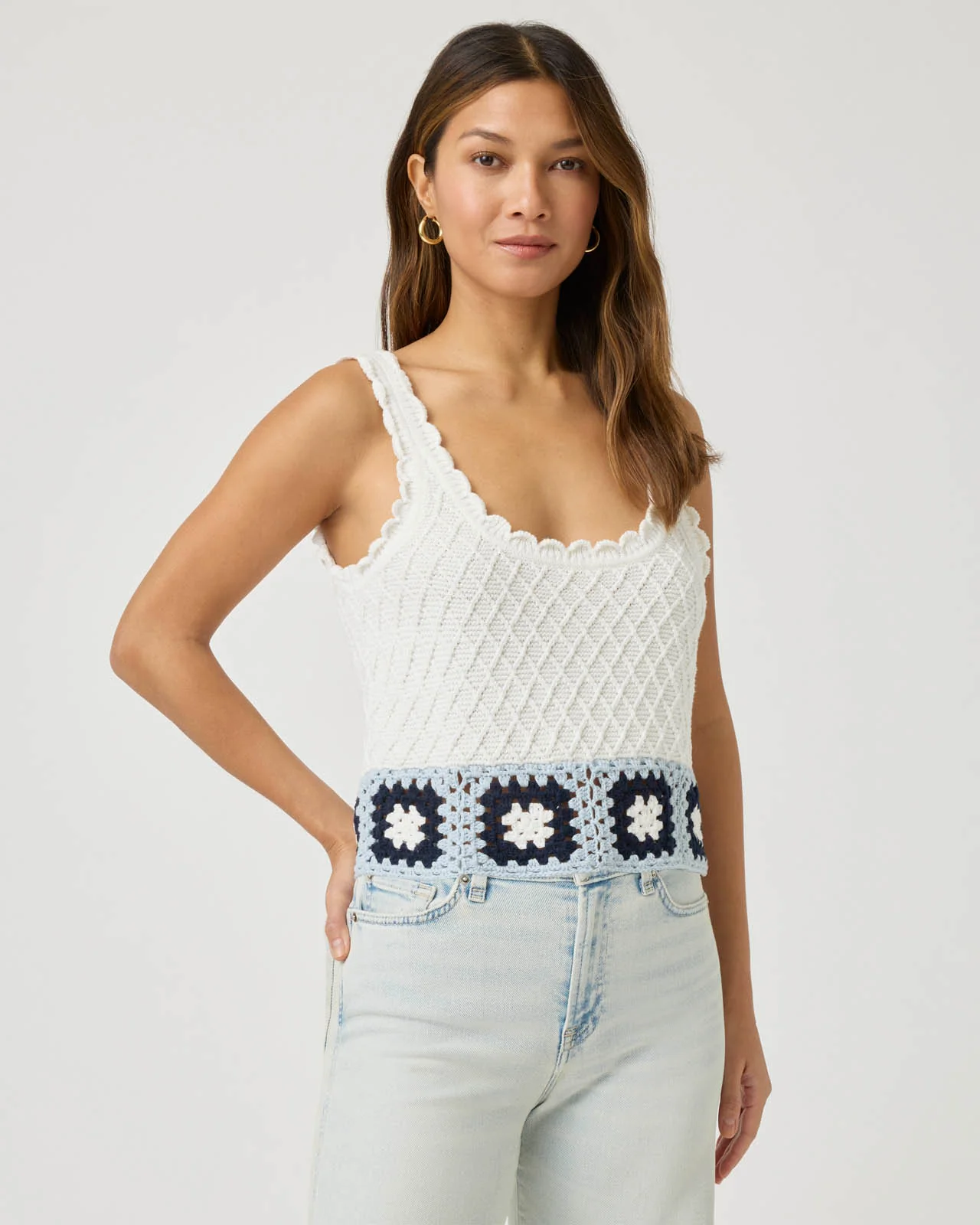 Sonia Crochet Sweater Tank