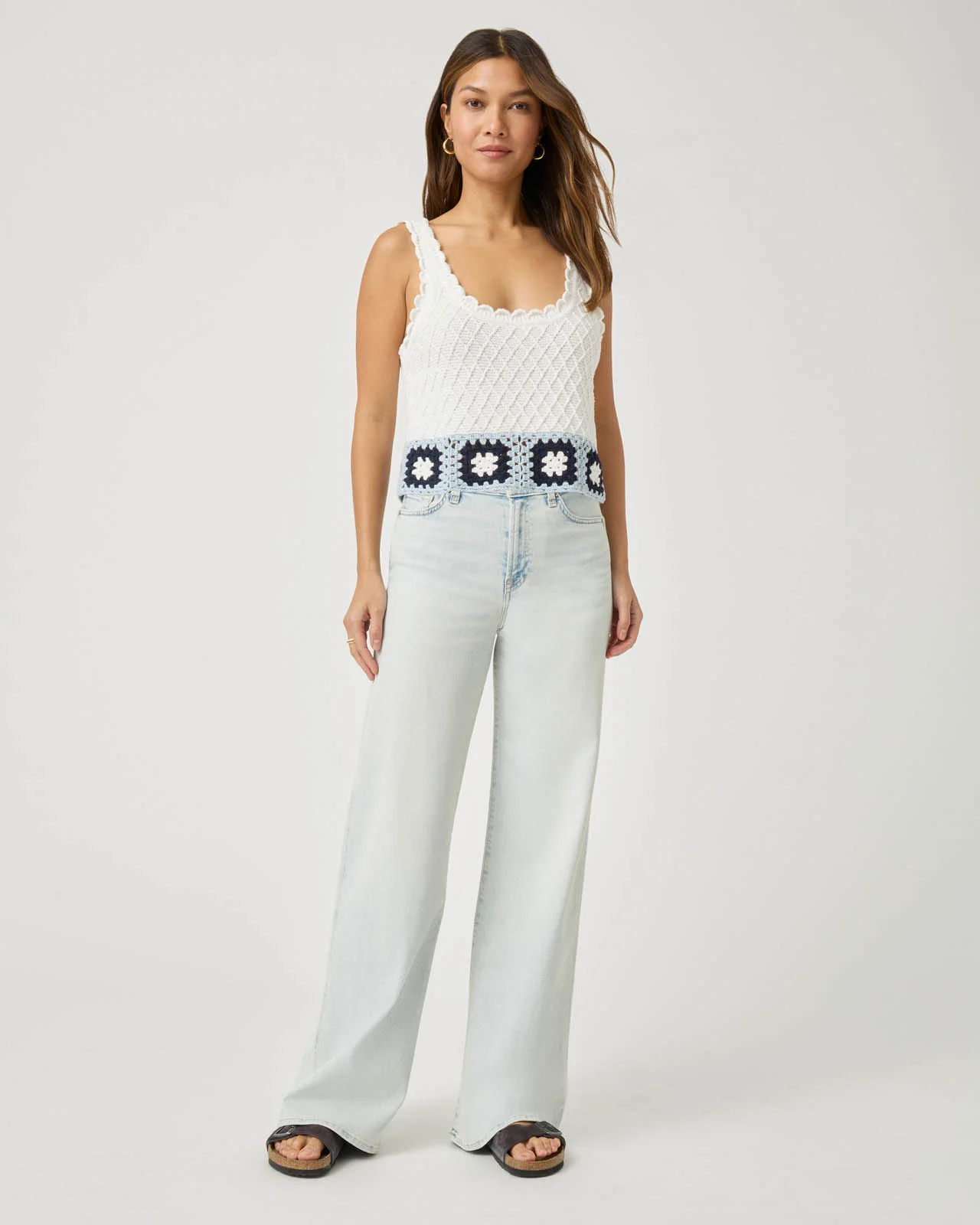 Sonia Crochet Sweater Tank - Image 3