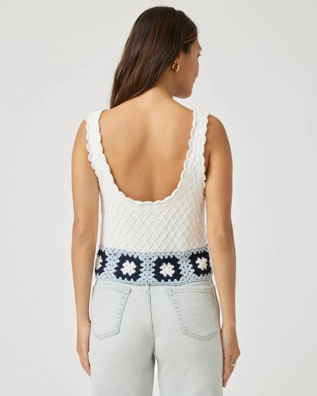 Sonia Crochet Sweater Tank - Image 5