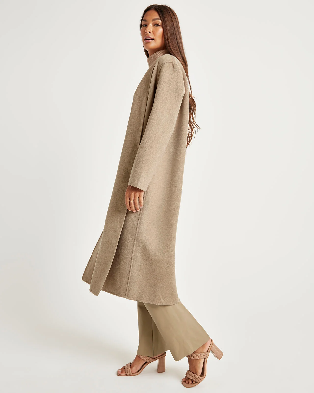 Splendid x Cella Jane Waist-Tie Wool Coat - Image 10