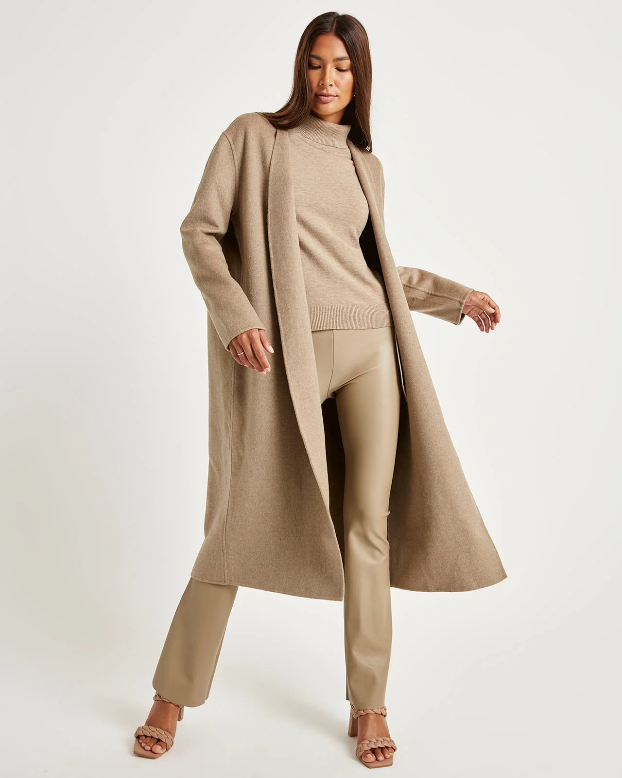 Splendid x Cella Jane Waist-Tie Wool Coat - Image 9