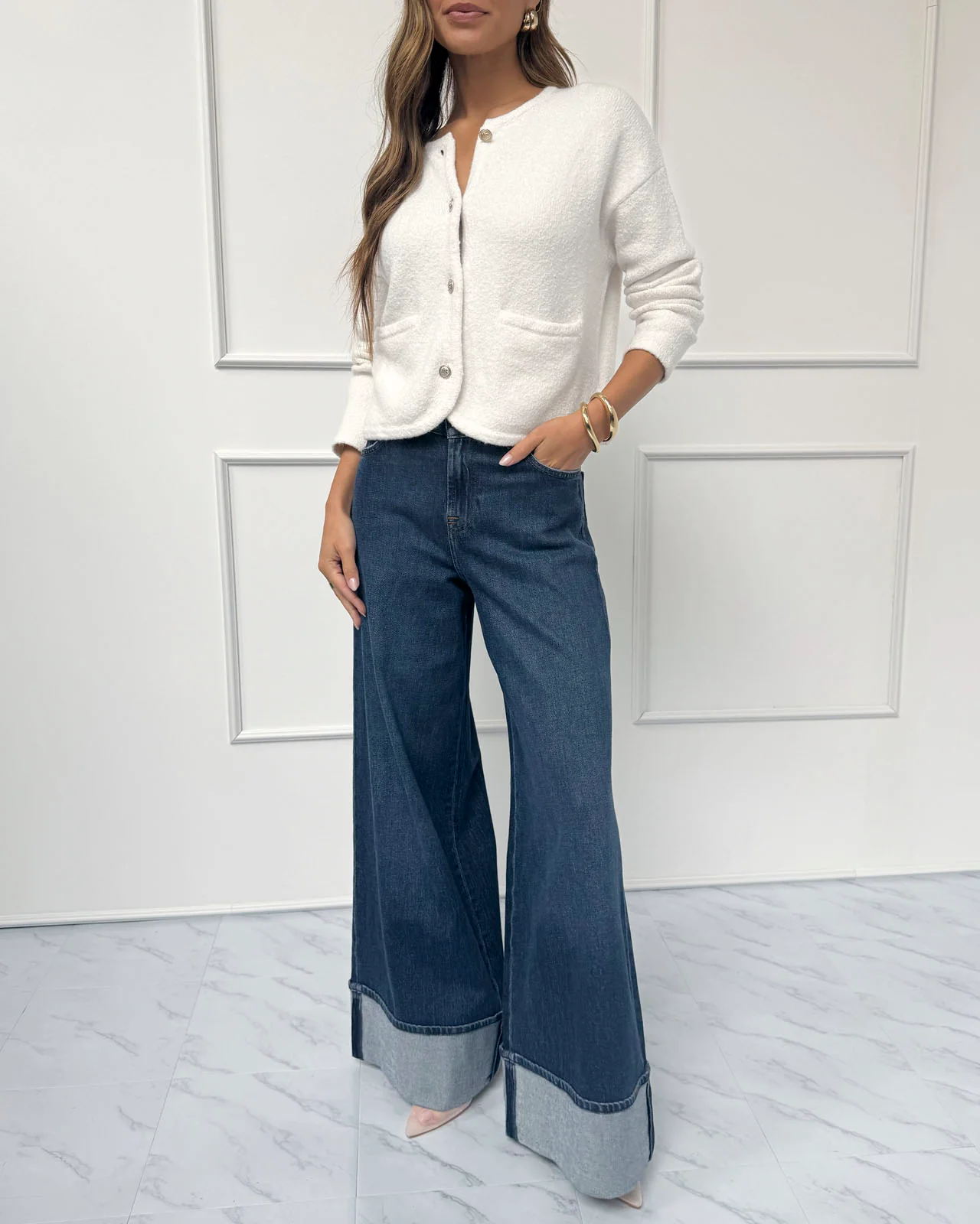 Splendid x @Cellajaneblog Button Up Cardigan - Image 7