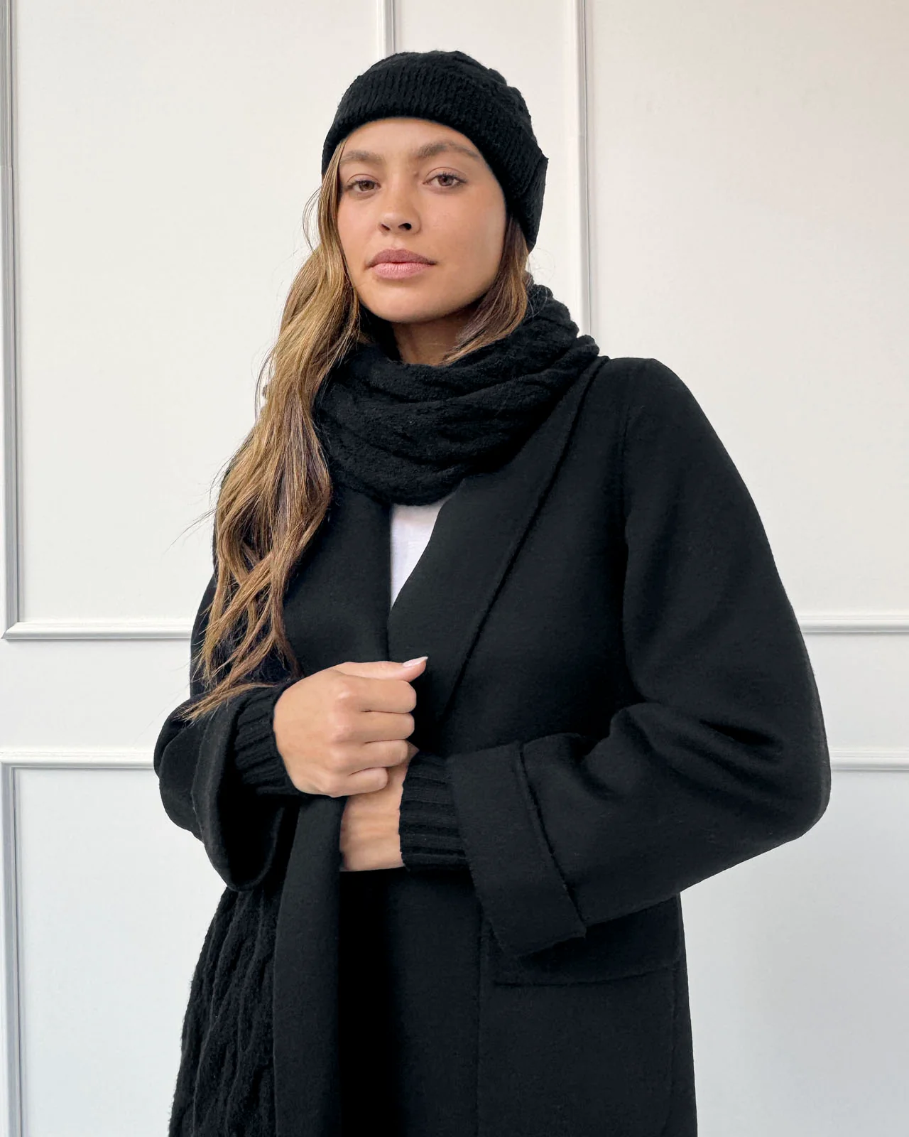 Splendid x @Cellajaneblog Cable Beanie - Image 4