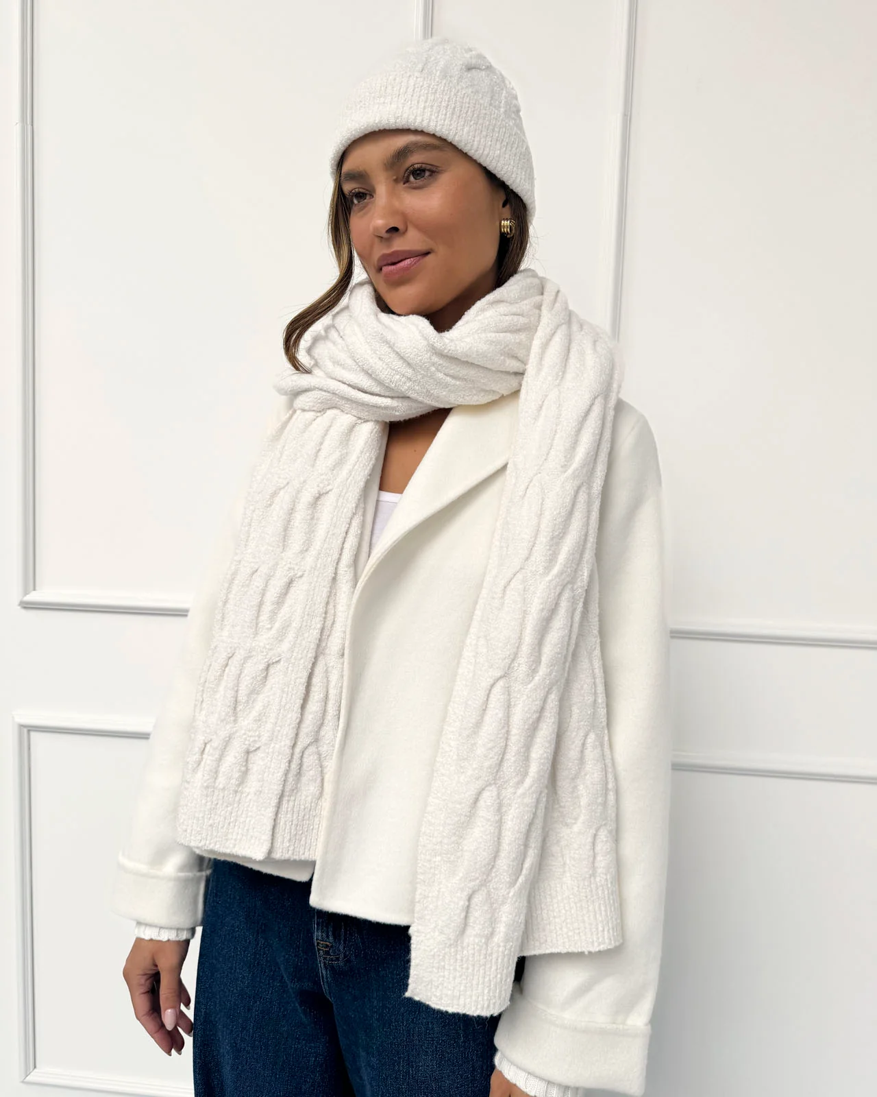 Splendid x @Cellajaneblog Cable Beanie - Image 3