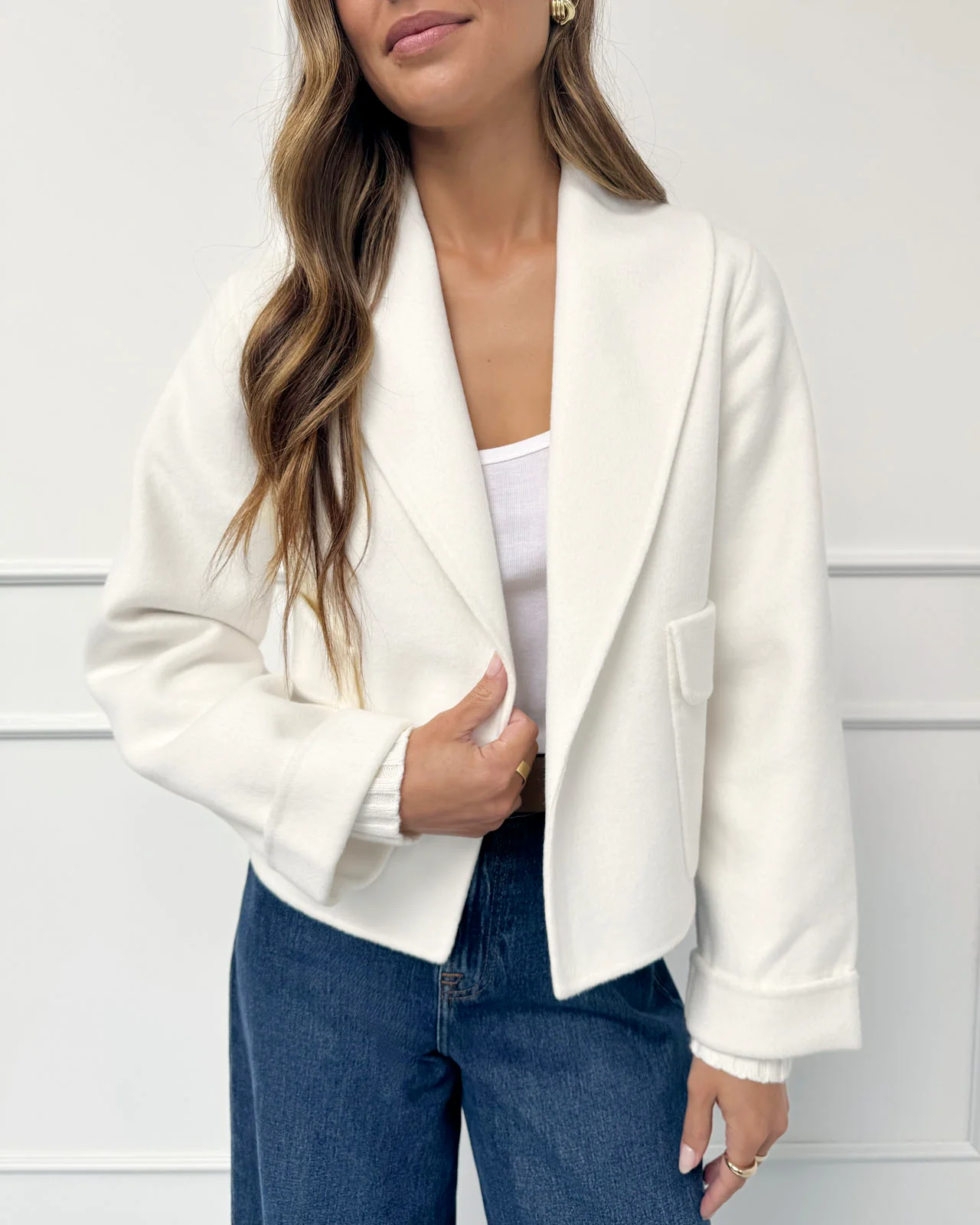 Splendid x @Cellajaneblog Crop Icon Coat - Image 4