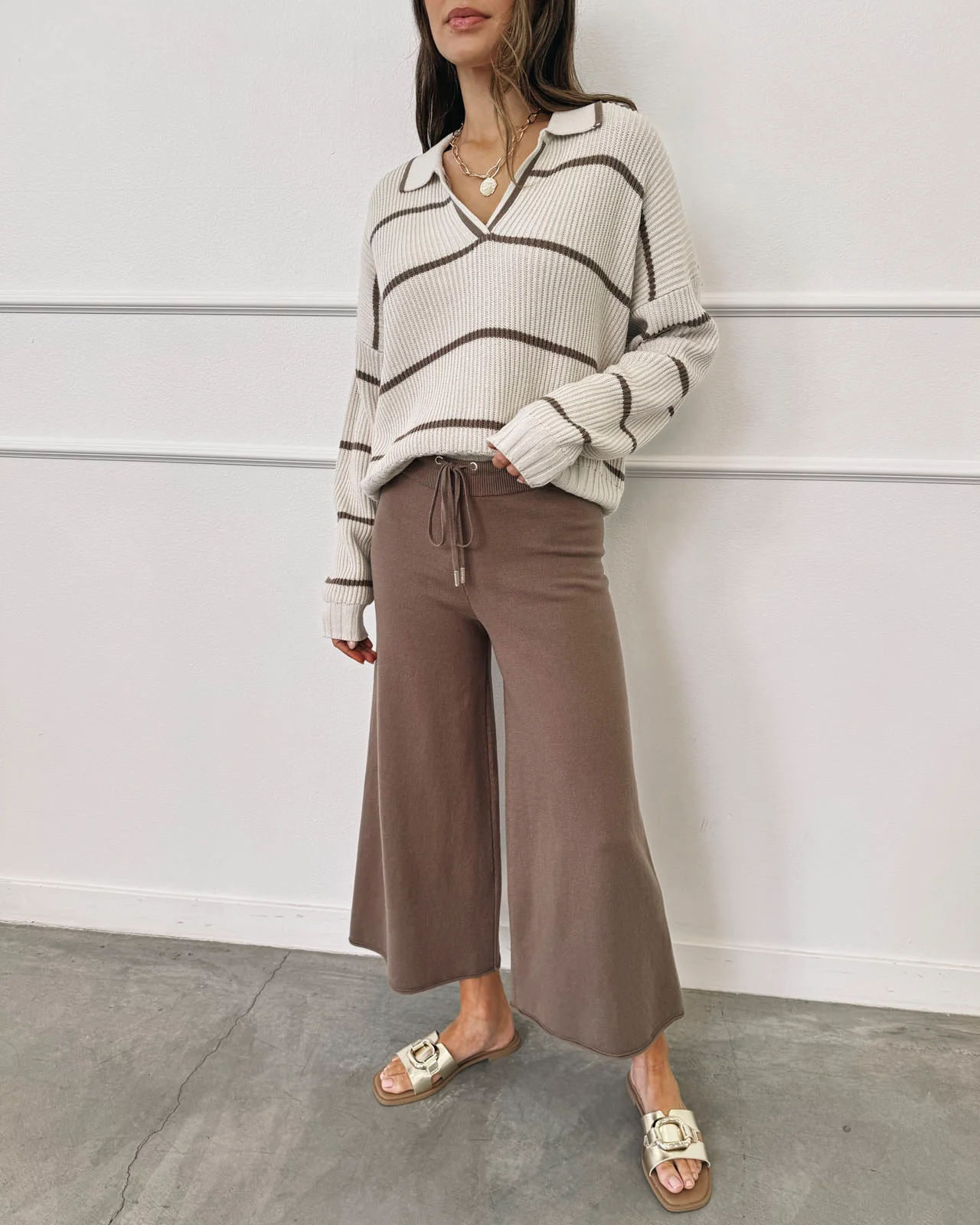 Splendid x @Cellajaneblog Crop Sweater Pant - Image 5