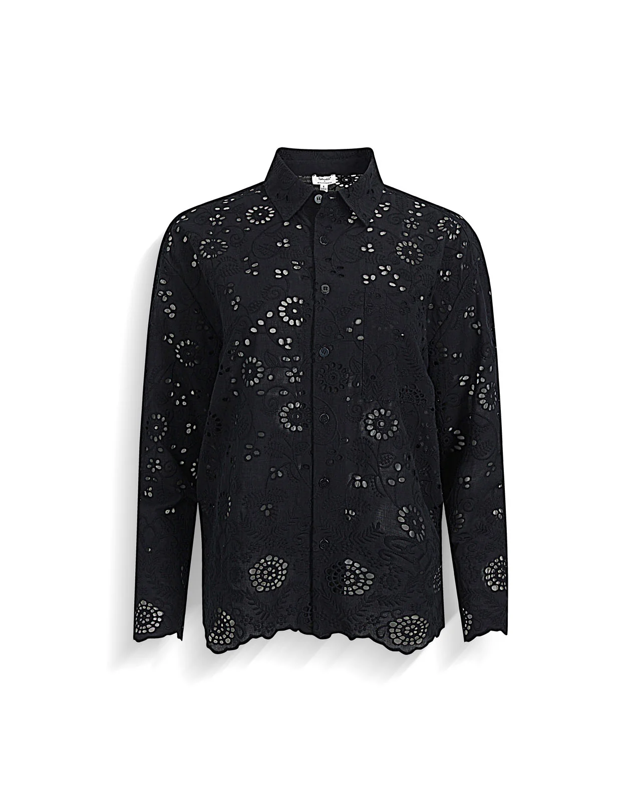 Splendid x @Cellajaneblog Eyelet Button Down - Image 2