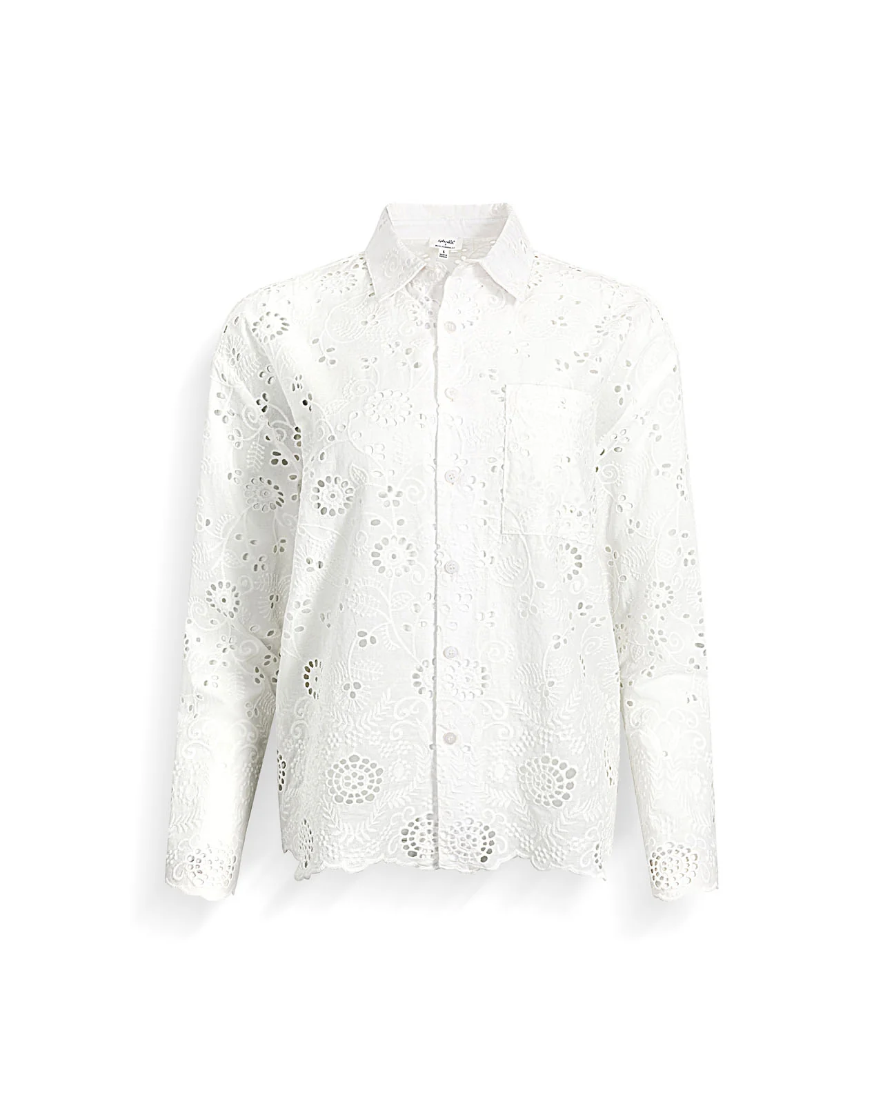 Splendid x @Cellajaneblog Eyelet Button Down - Image 2