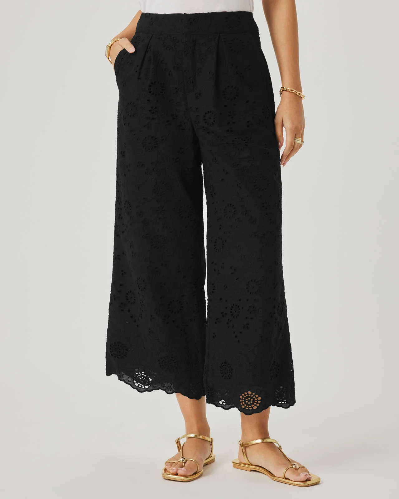 Splendid x @Cellajaneblog Eyelet Pant - Image 3