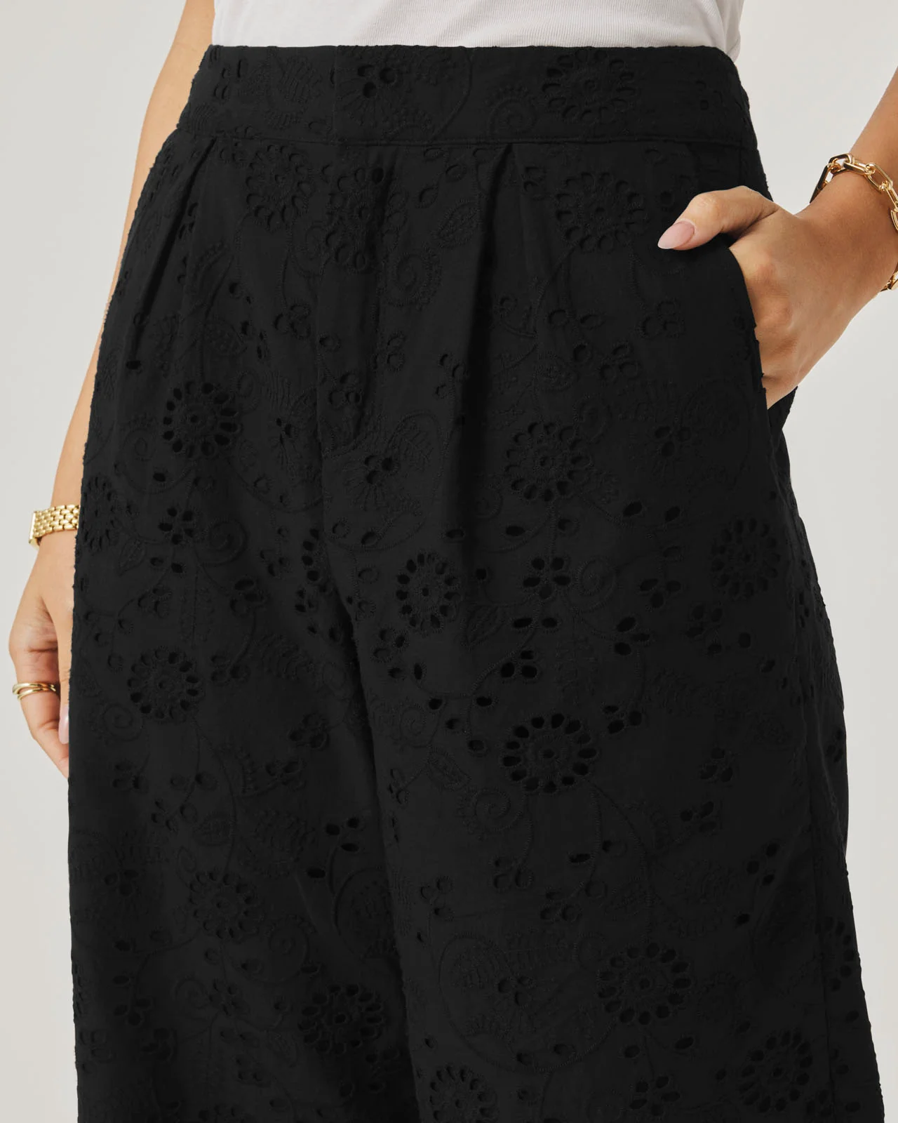 Splendid x @Cellajaneblog Eyelet Pant - Image 5