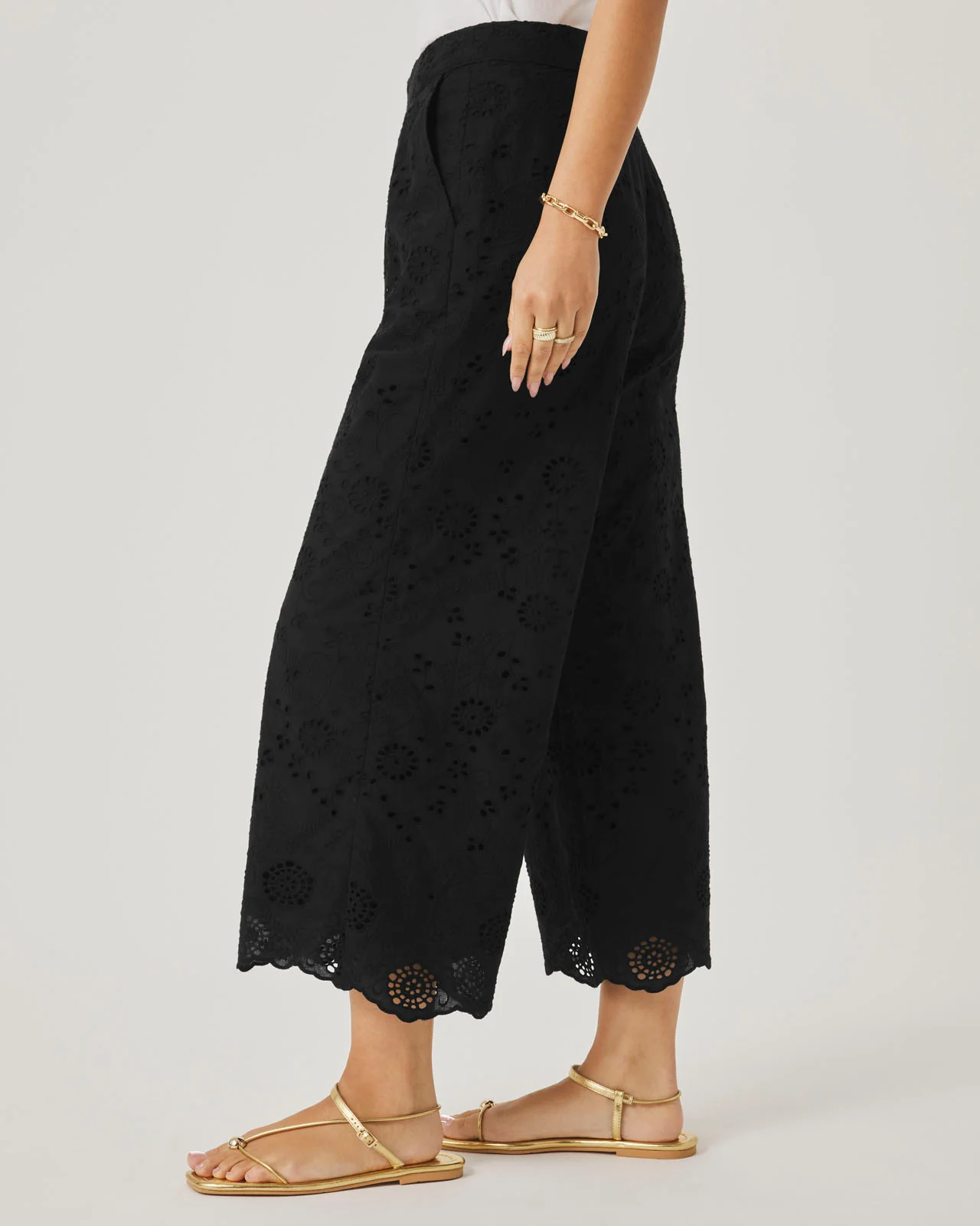 Splendid x @Cellajaneblog Eyelet Pant - Image 6