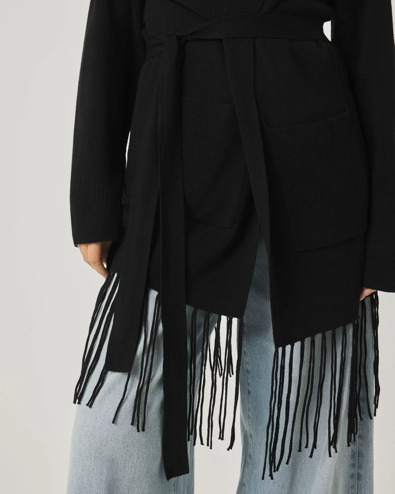 Splendid x @Cellajaneblog Fringe Open Cardi - Image 6