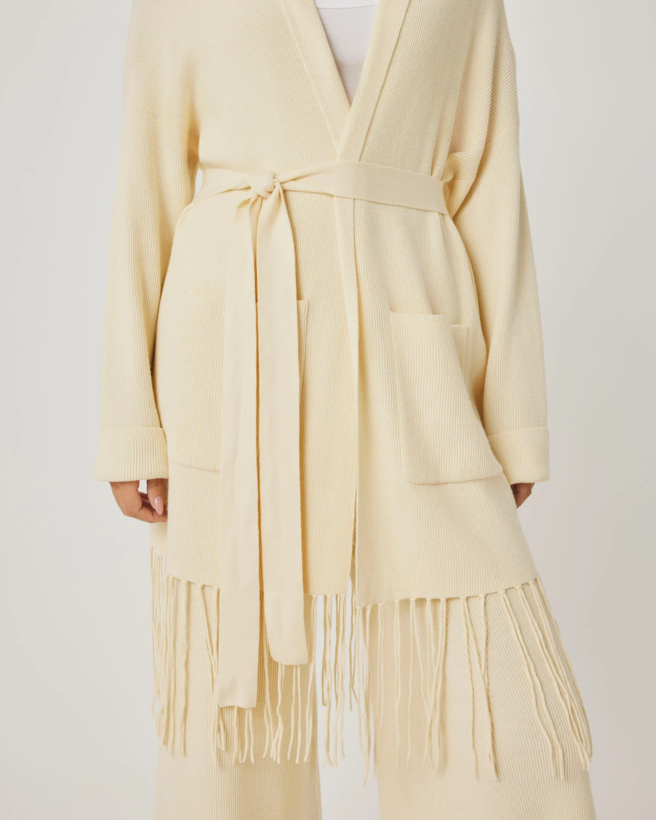 Splendid x @Cellajaneblog Fringe Open Cardi - Image 5
