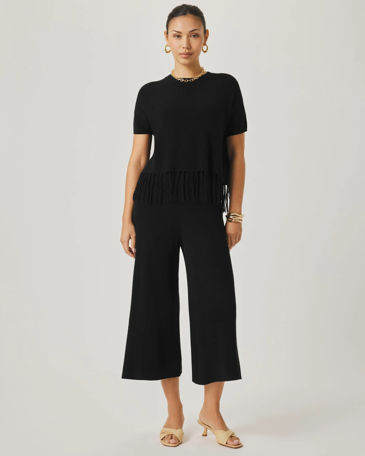 Splendid x @Cellajaneblog Fringe Sweater - Image 3