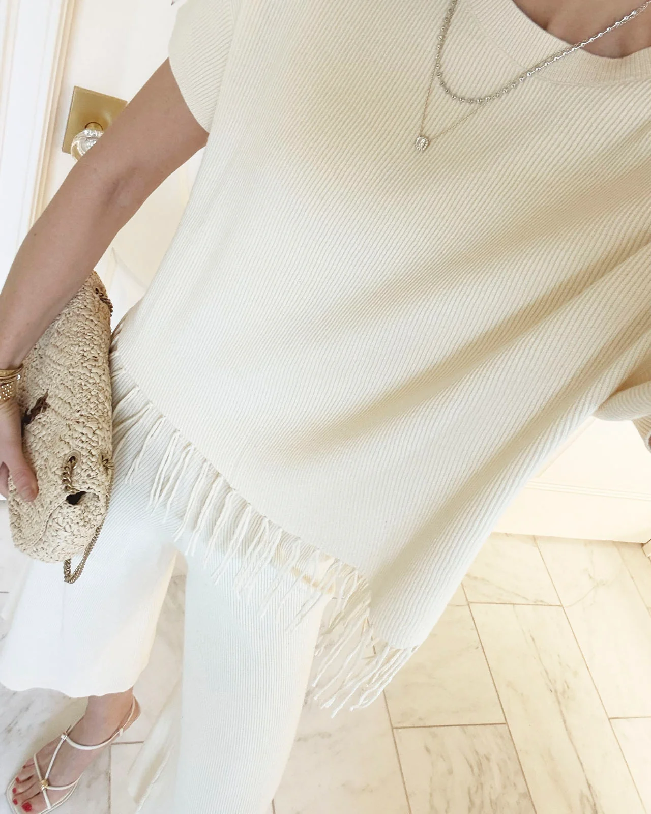 Splendid x @Cellajaneblog Fringe Sweater