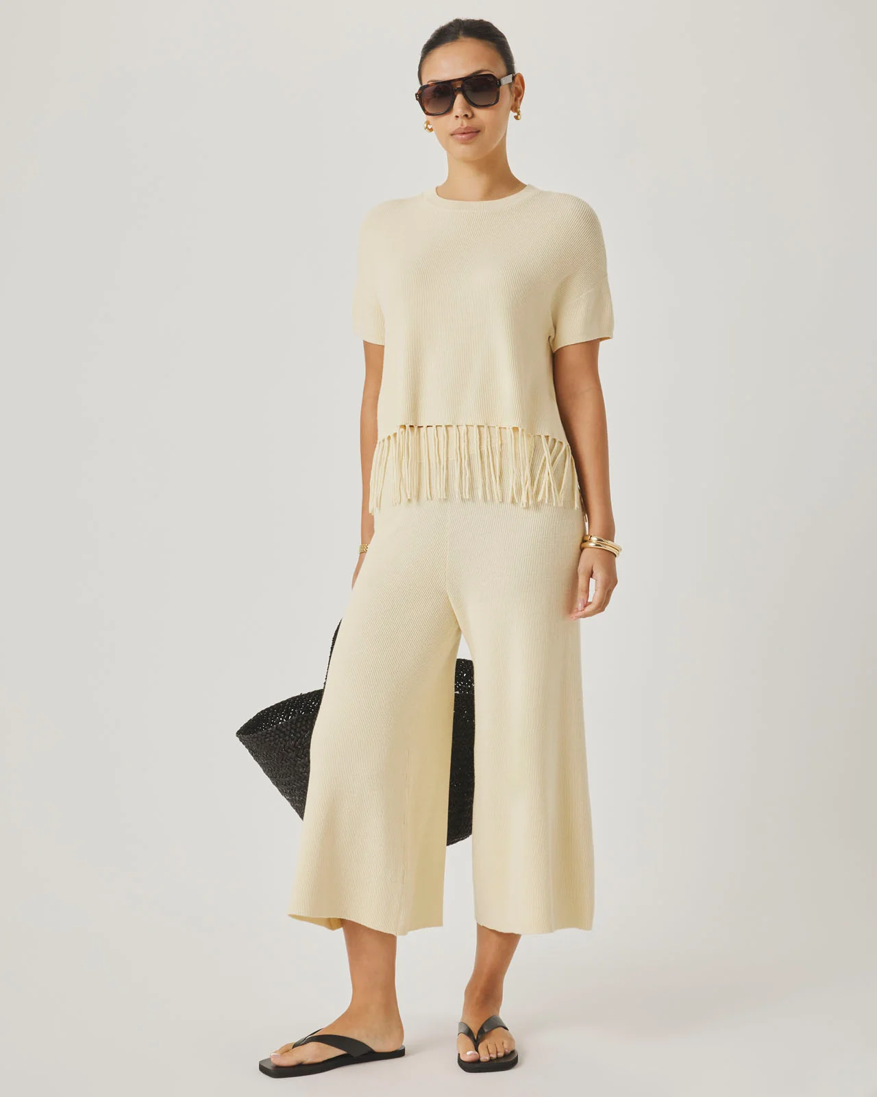 Splendid x @Cellajaneblog Fringe Sweater - Image 4