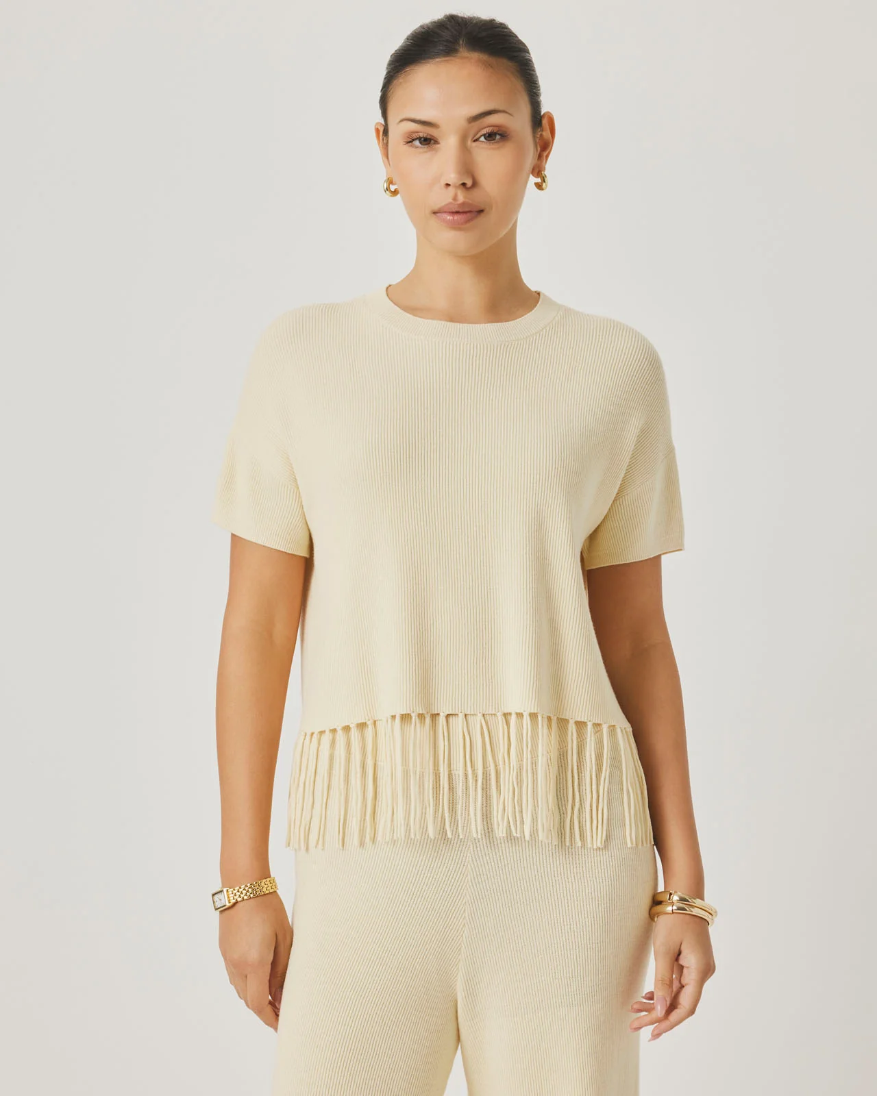 Splendid x @Cellajaneblog Fringe Sweater - Image 5