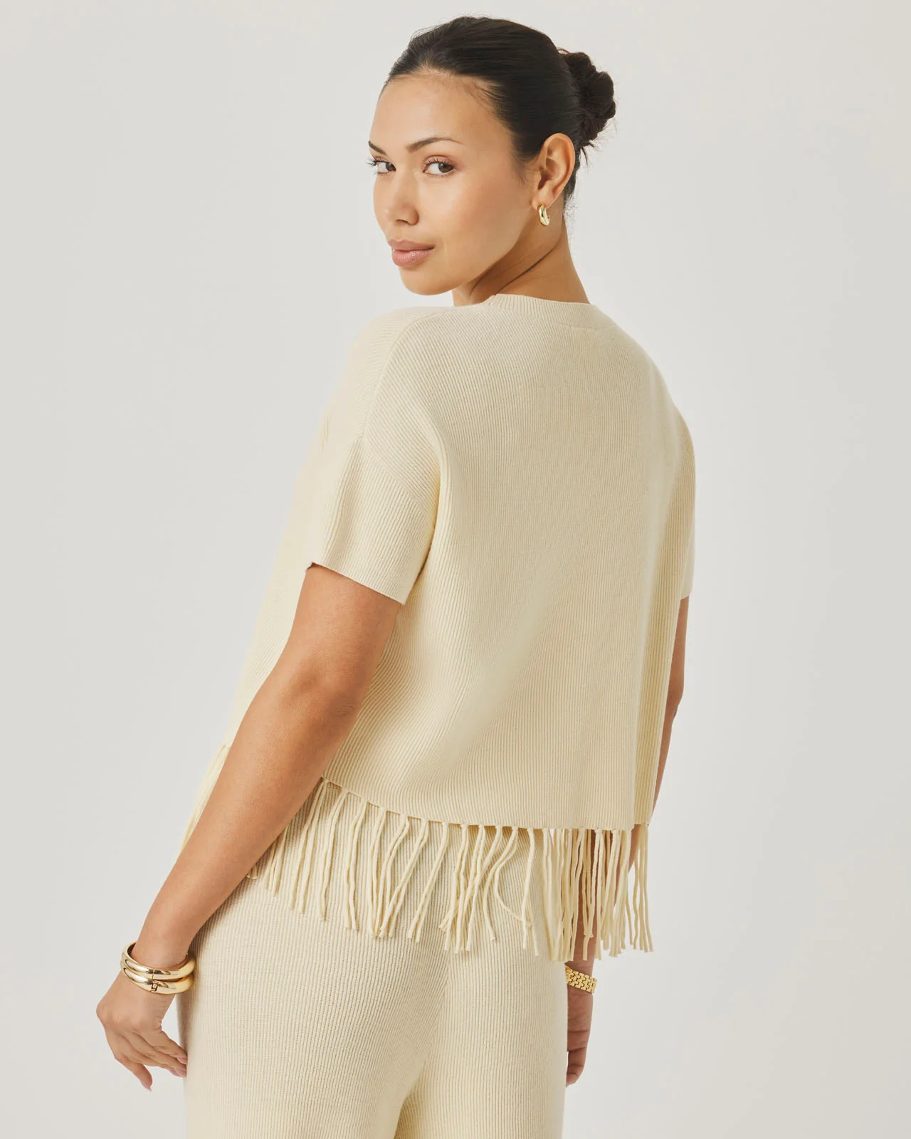Splendid x @Cellajaneblog Fringe Sweater - Image 8
