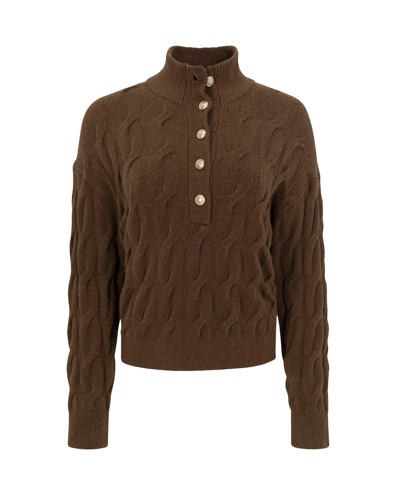 Splendid x @Cellajaneblog Half-Placket Sweater - Image 2