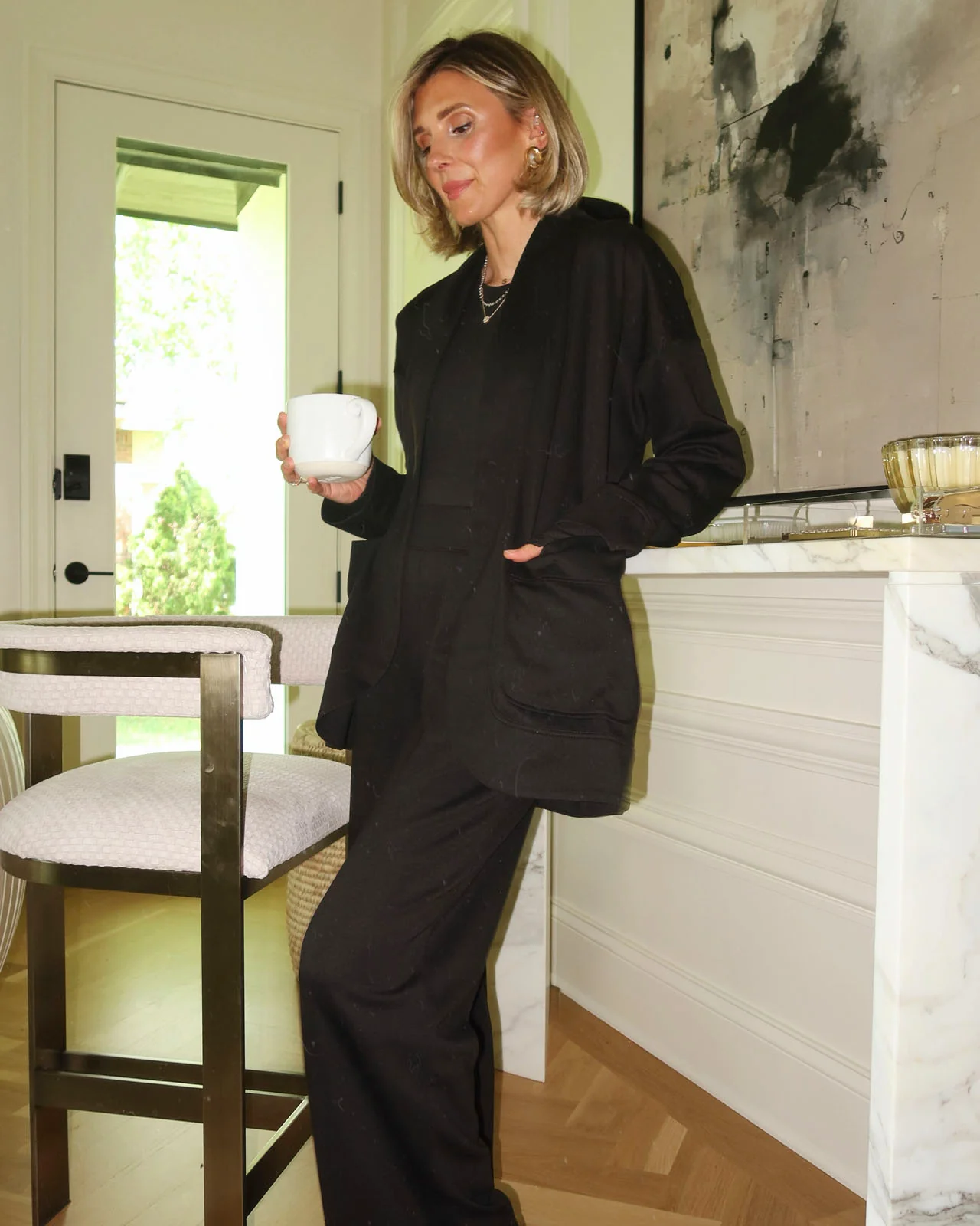Splendid x @Cellajaneblog Interlock Cardigan