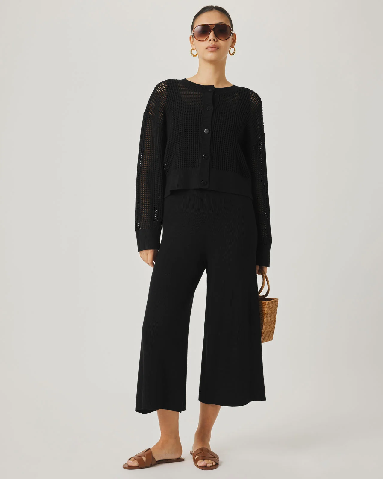 Splendid x @Cellajaneblog Knit Ankle Pant - Image 2
