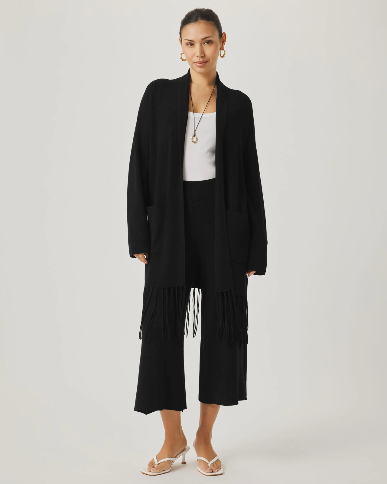 Splendid x @Cellajaneblog Knit Ankle Pant - Image 4