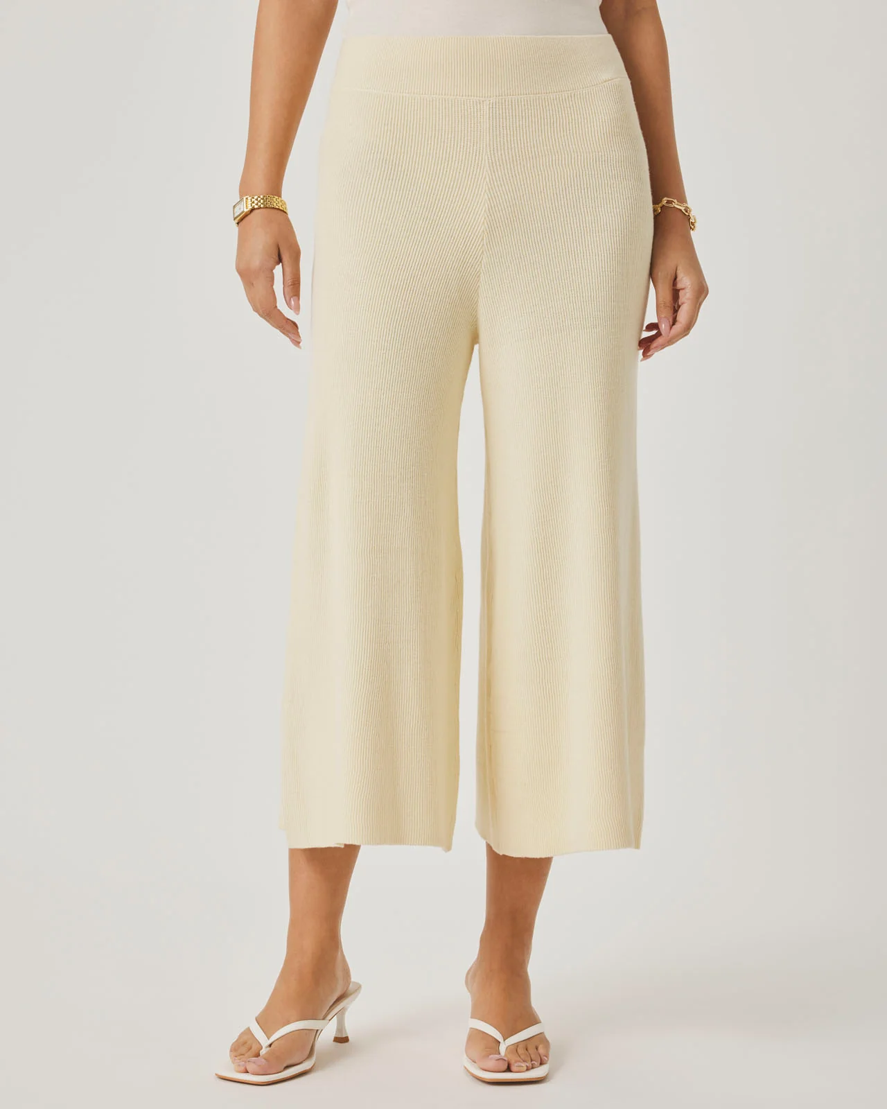 Splendid x @Cellajaneblog Knit Ankle Pant - Image 4