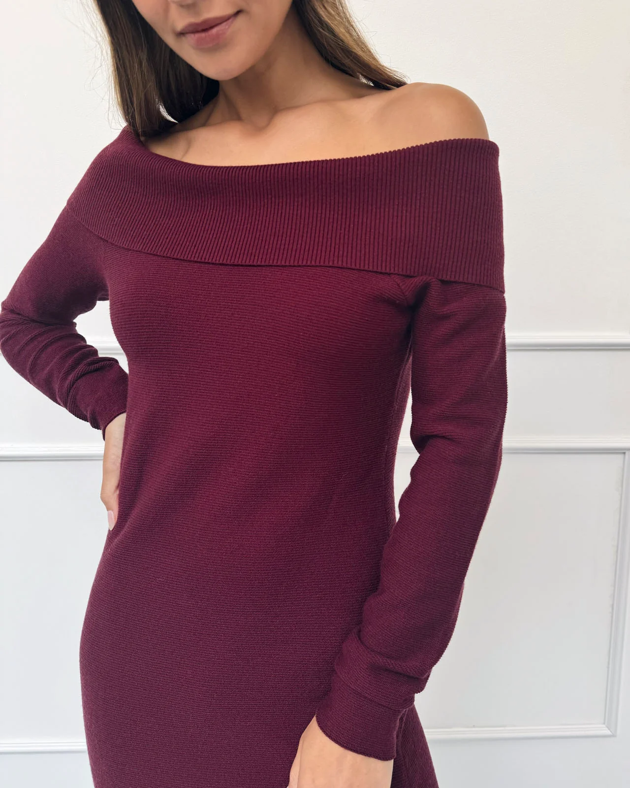 Splendid x @Cellajaneblog Off-the-Shoulder Sweater Dress - Image 6