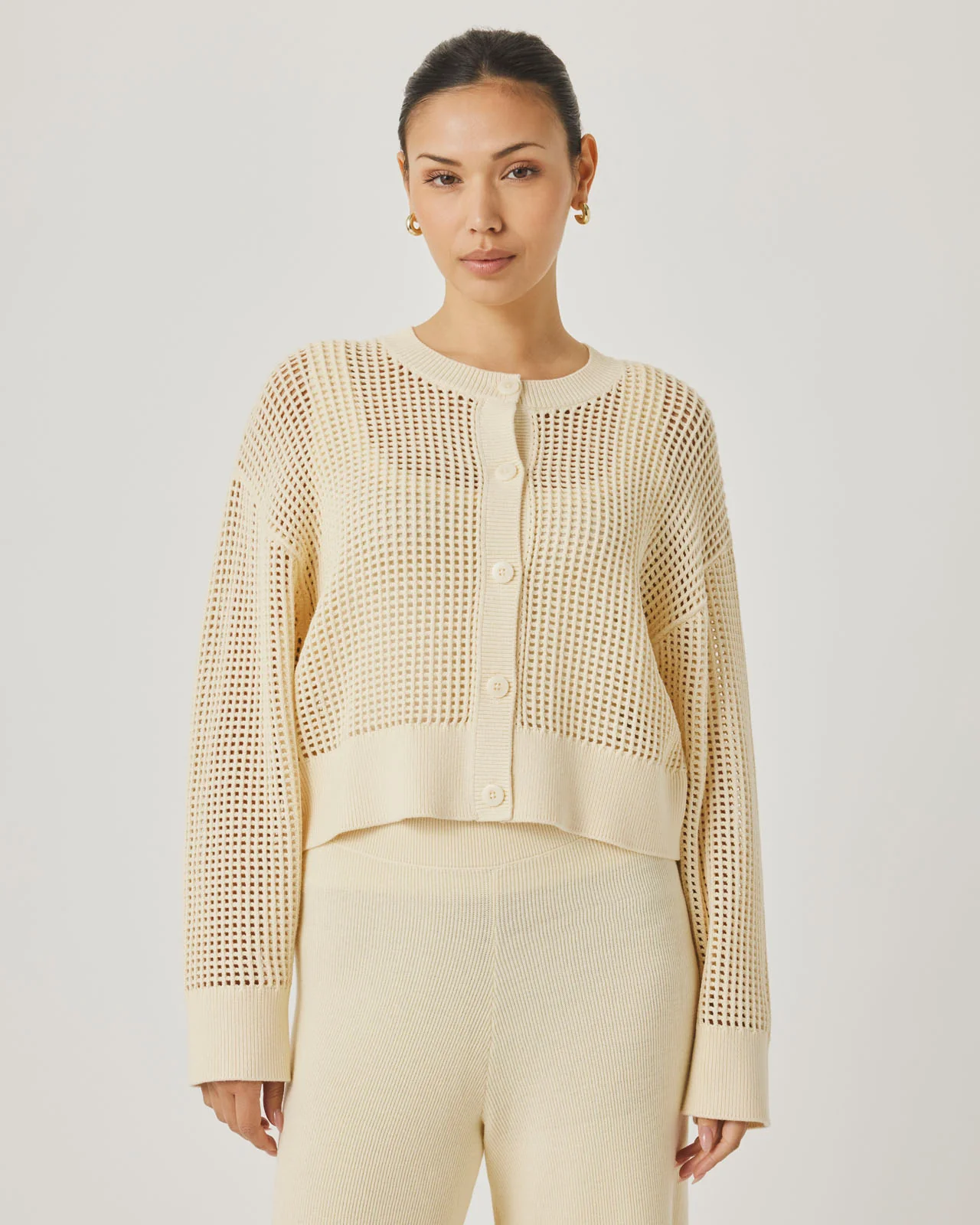 Splendid x @Cellajaneblog Open Stitch Cardi - Image 4